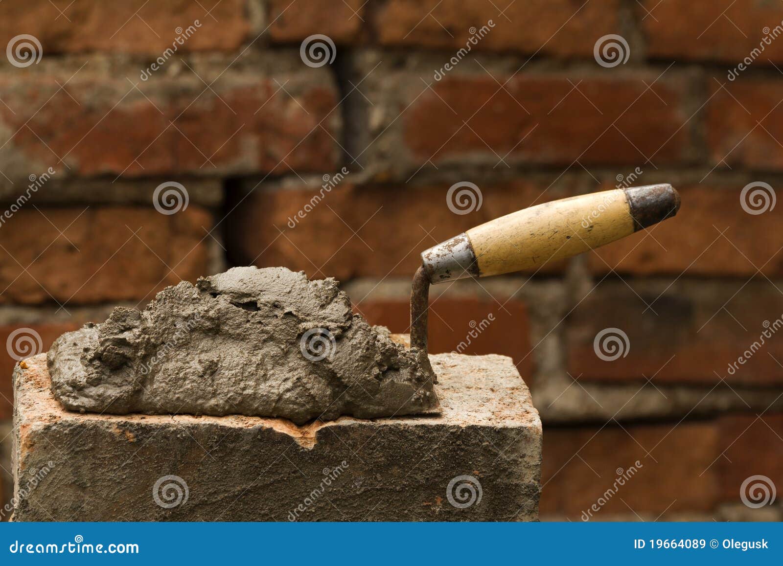 Tool shovel glue cement stock image. Image of steel, cement - 19664089