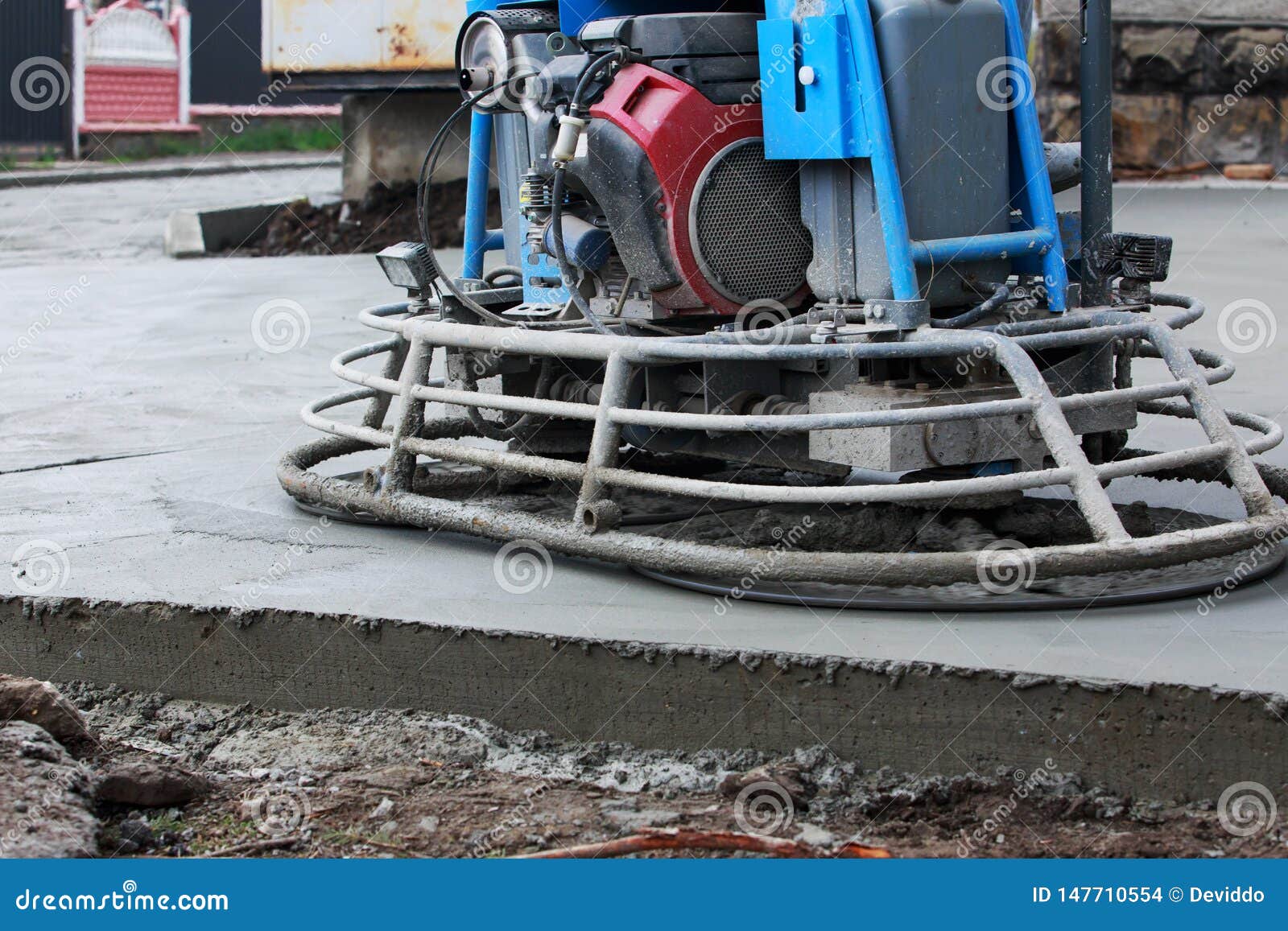 Tool for Smooth Concrete Surface Stock Photo - Image of smooth