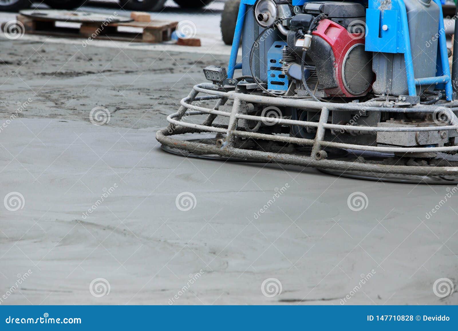 Tool for Smooth Concrete Surface Stock Photo - Image of surface