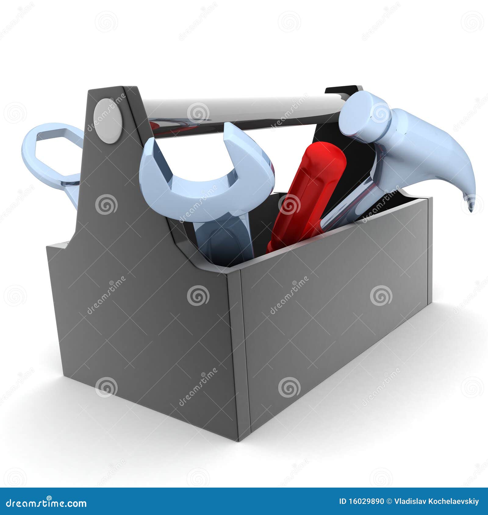 Toolbag stock illustration. Illustration of hardware 16029890