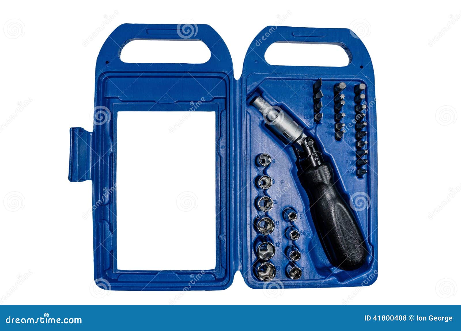 Toolbox with Articulated Screwdriver Stock Photo Image of bolt, hand