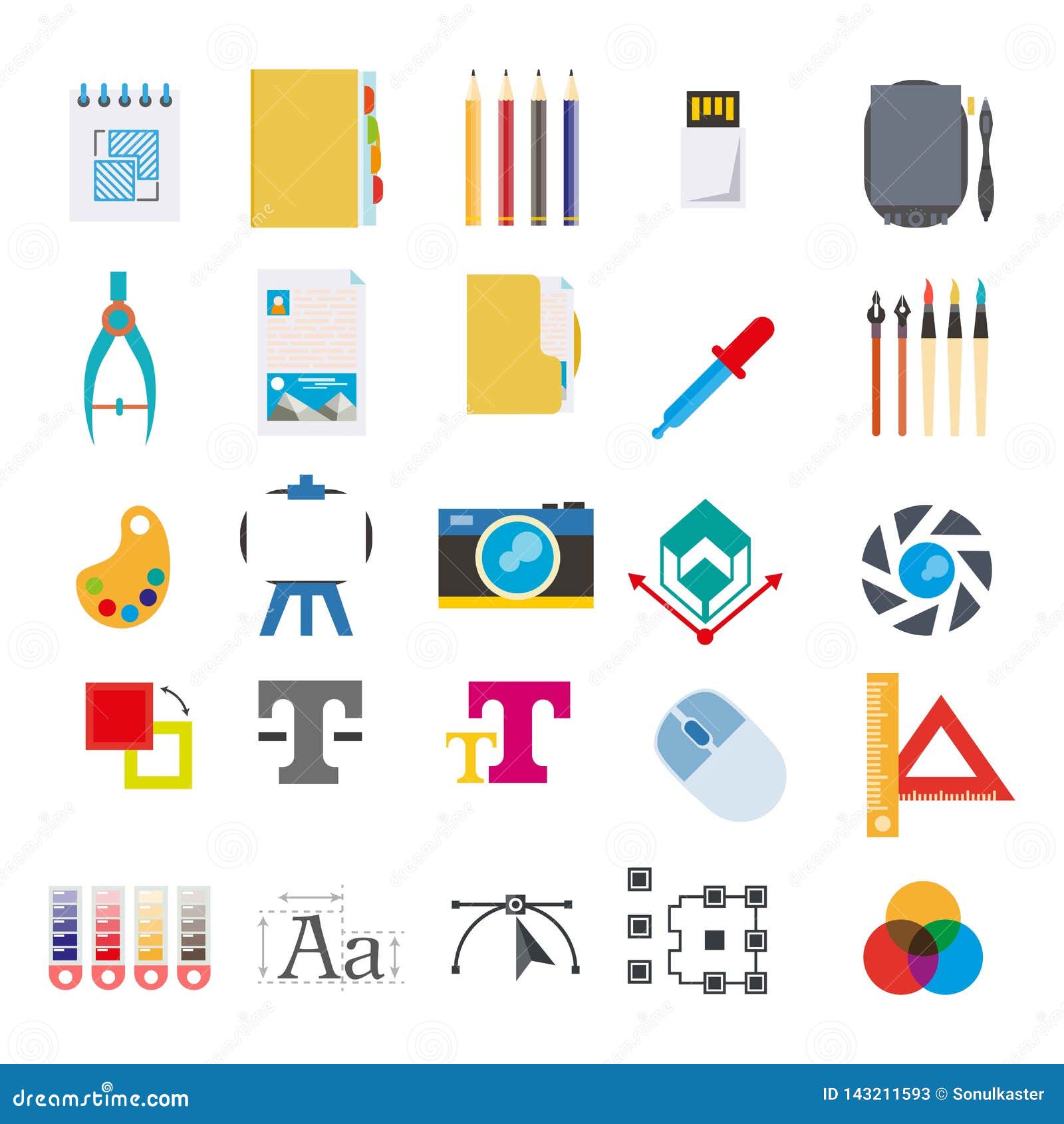 toolkit for art creation program  icons computer
