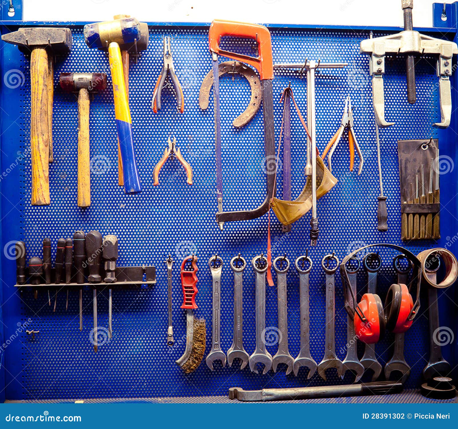 Tools in auto repairs shop stock photo. Image of dirty 28391302