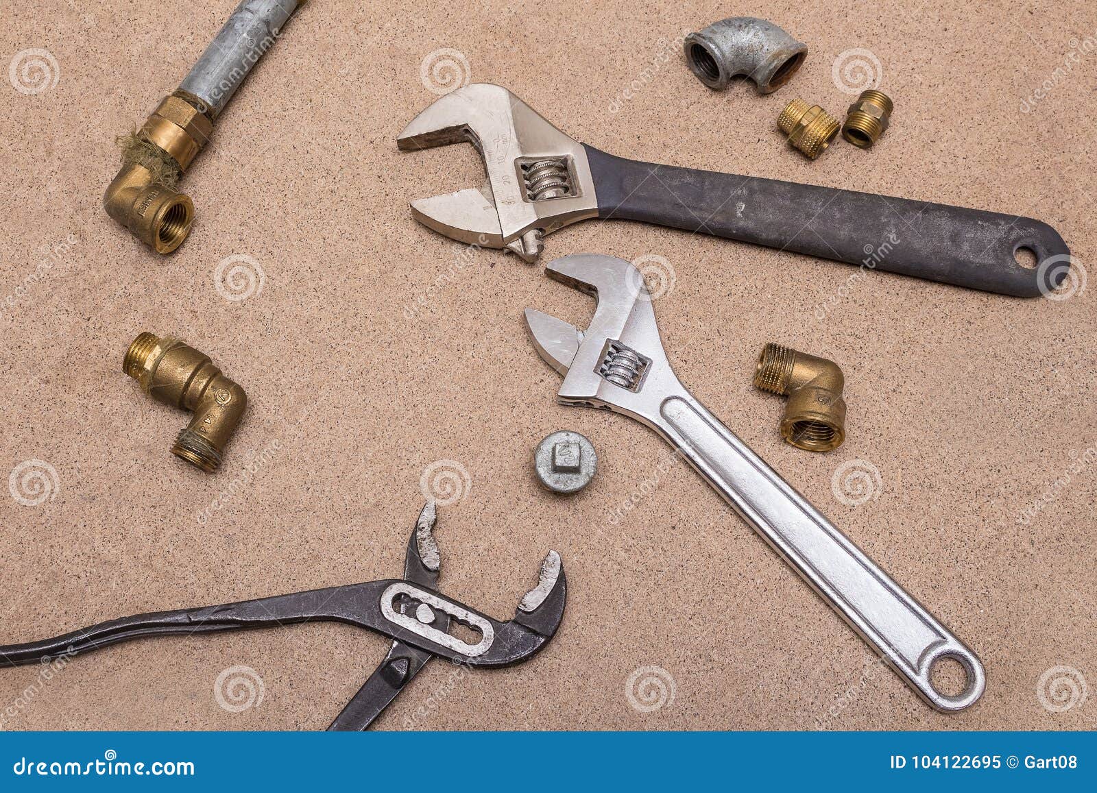 Hydraulic Tools Adjustable Keys. Brass and Steel Tools and Fittings