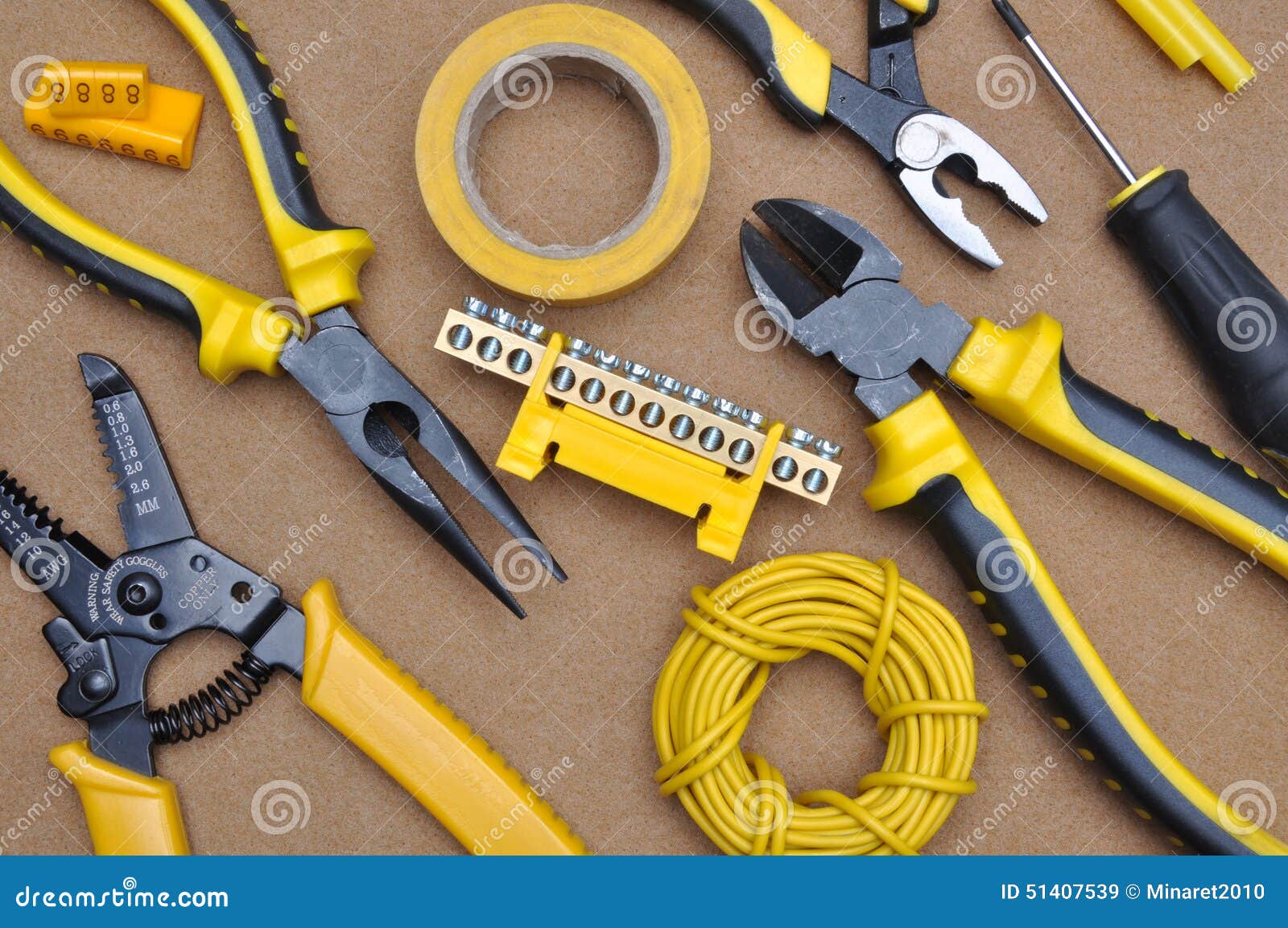 Tools for Electrical Installation Stock Image Image of screwdriver