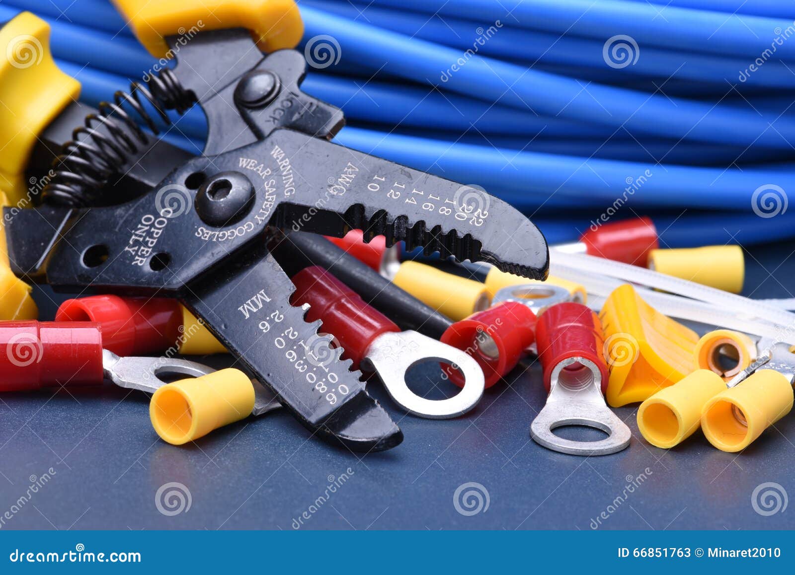 Tools for Electrician and Cables Stock Image Image of tool, pliers