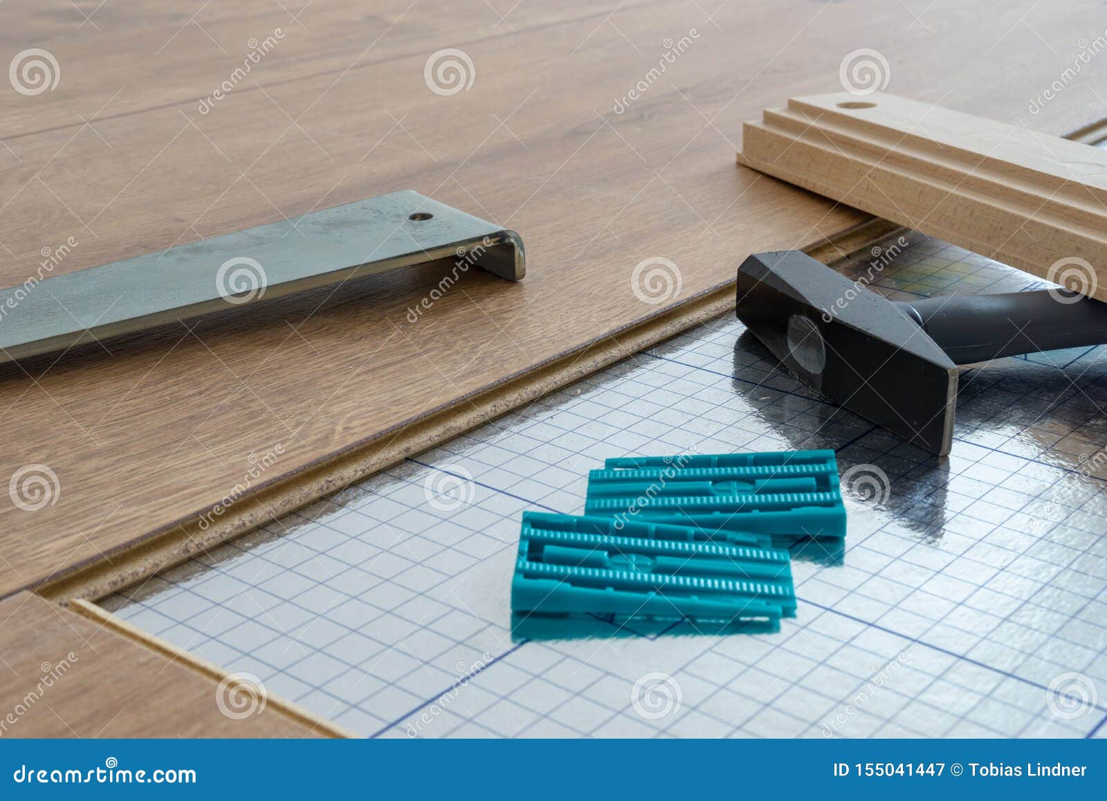 Tools And Equipment For Laying Of Laminate Floor Spirit Level