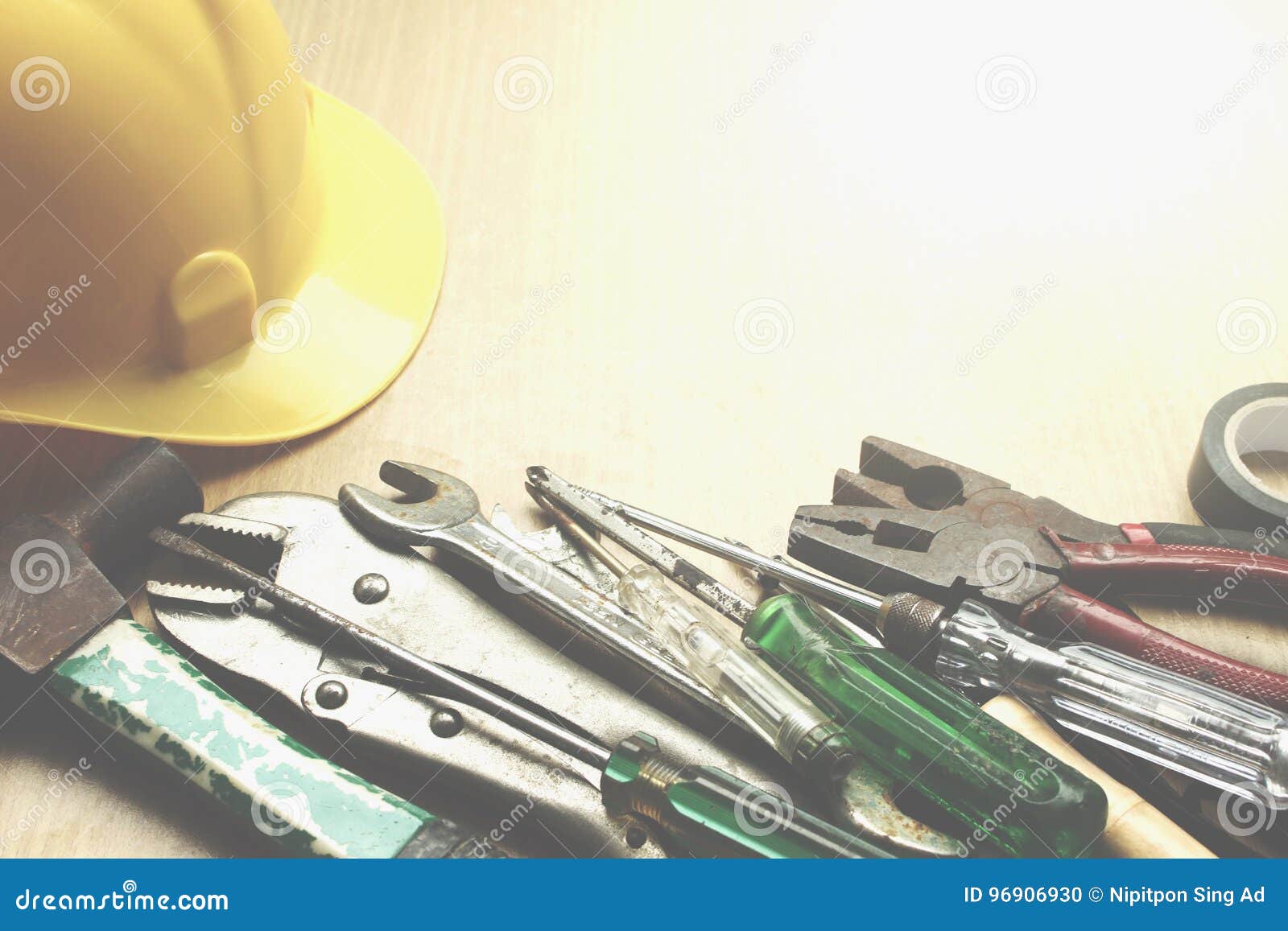Tools and Equipment for Repair and Construction Stock Photo Image of