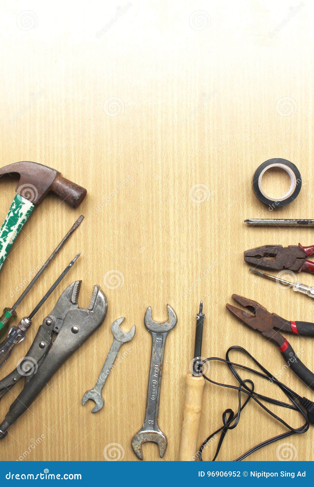 Tools and Equipment for Repair and Construction Stock Photo Image of