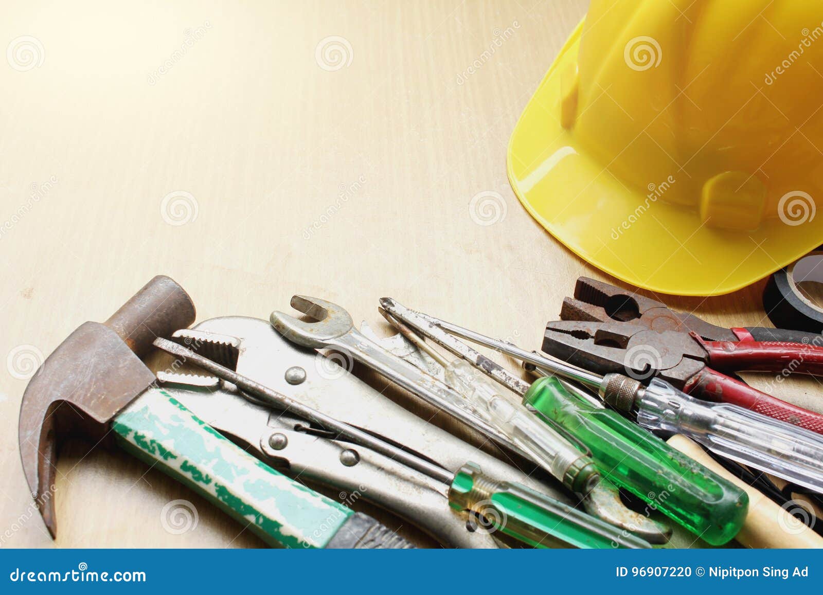 Tools and Equipment for Repair and Construction Stock Photo Image of