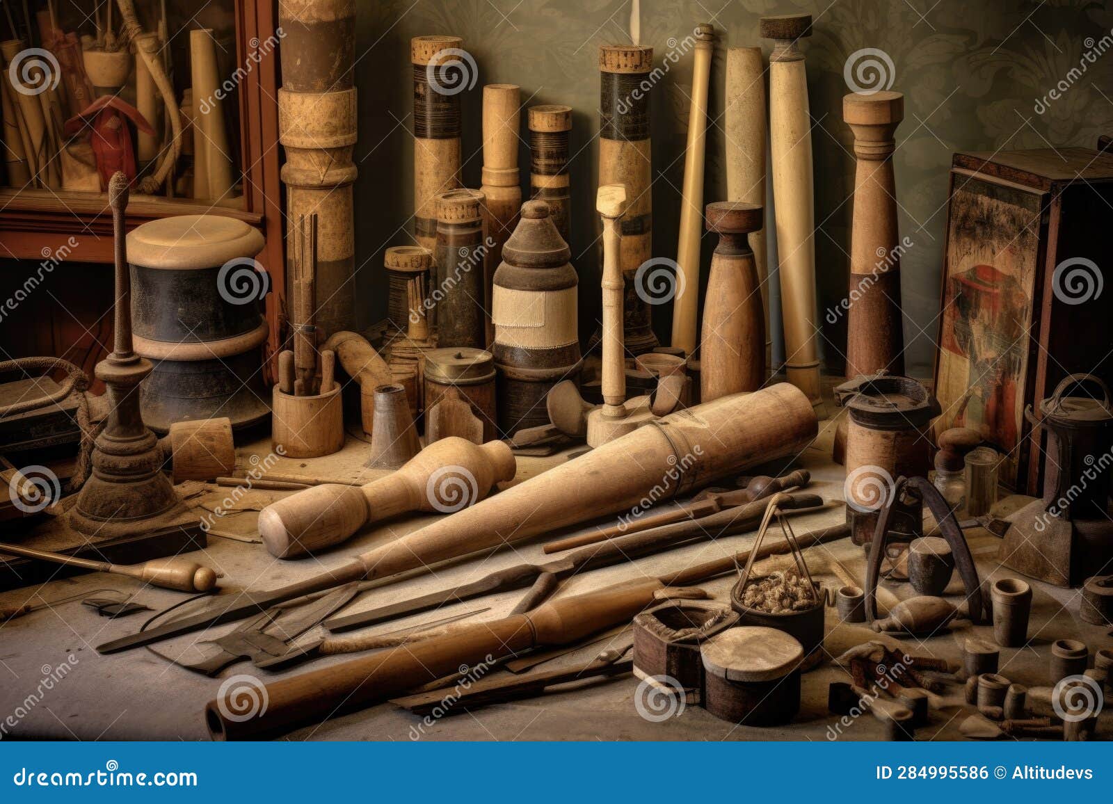 Tools and Equipment Used in Cricket Bat Making Stock Photo Image of