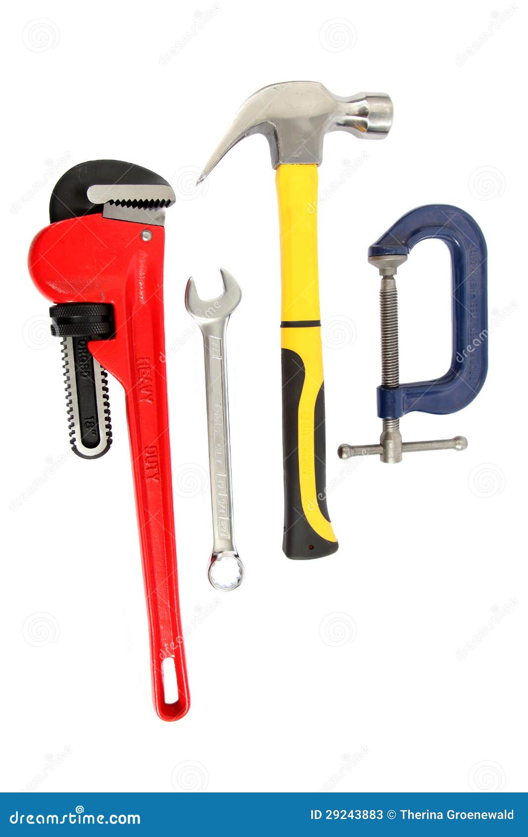 Tools for the handyman stock image. Image of duty, spanner 29243883