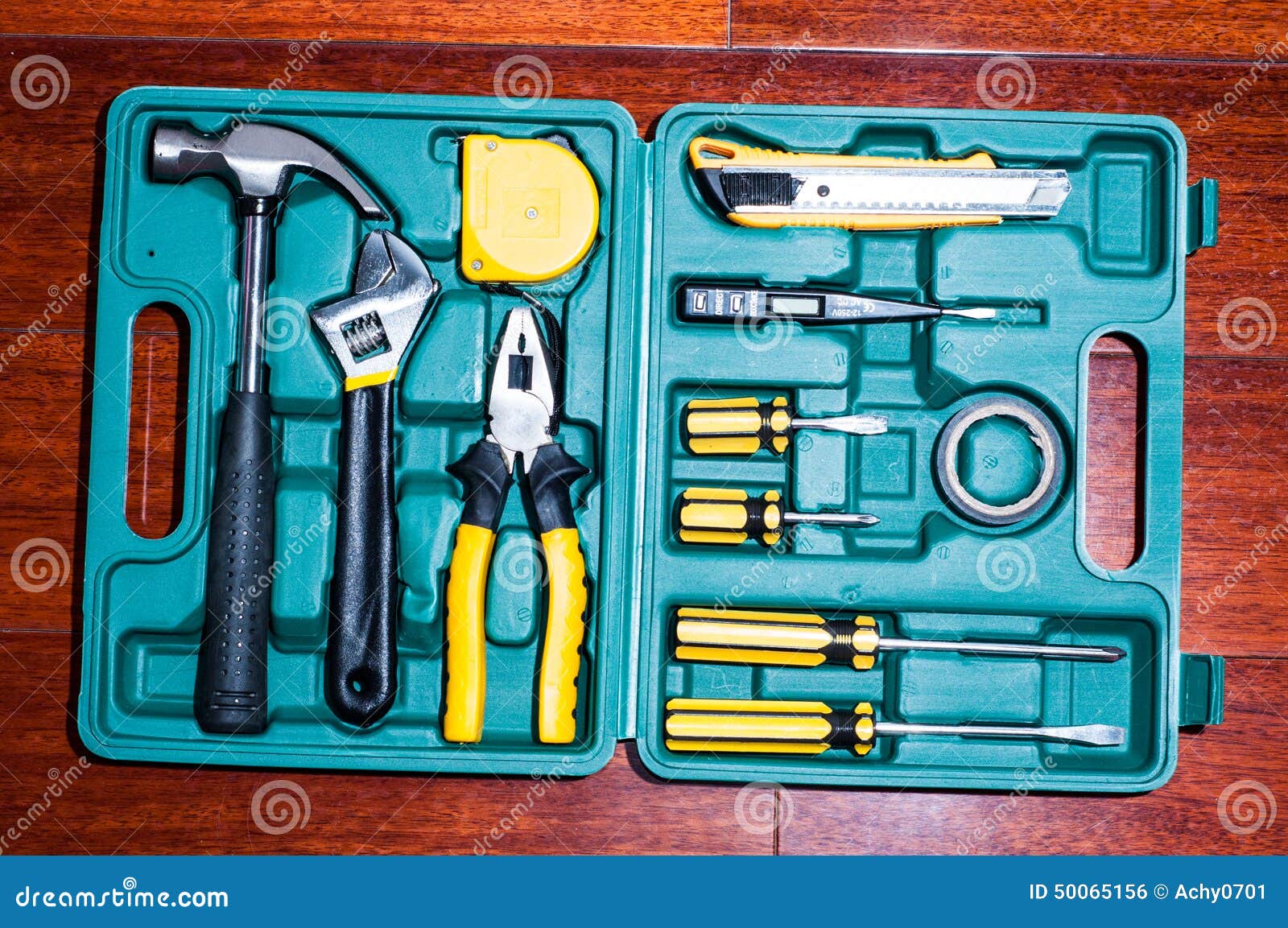 Tools kit stock photo. Image of pincer, black, chrome 50065156