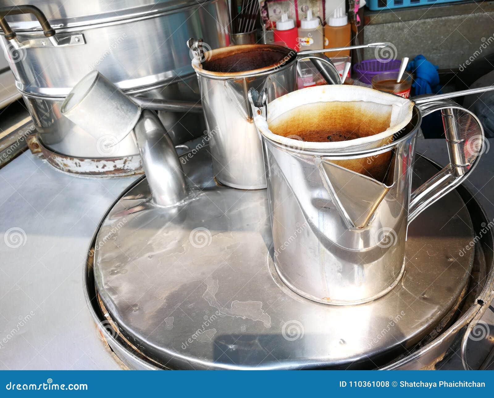 Tools for Made Coffee and Tea Stock Photo Image of equipment, coffee 110361008