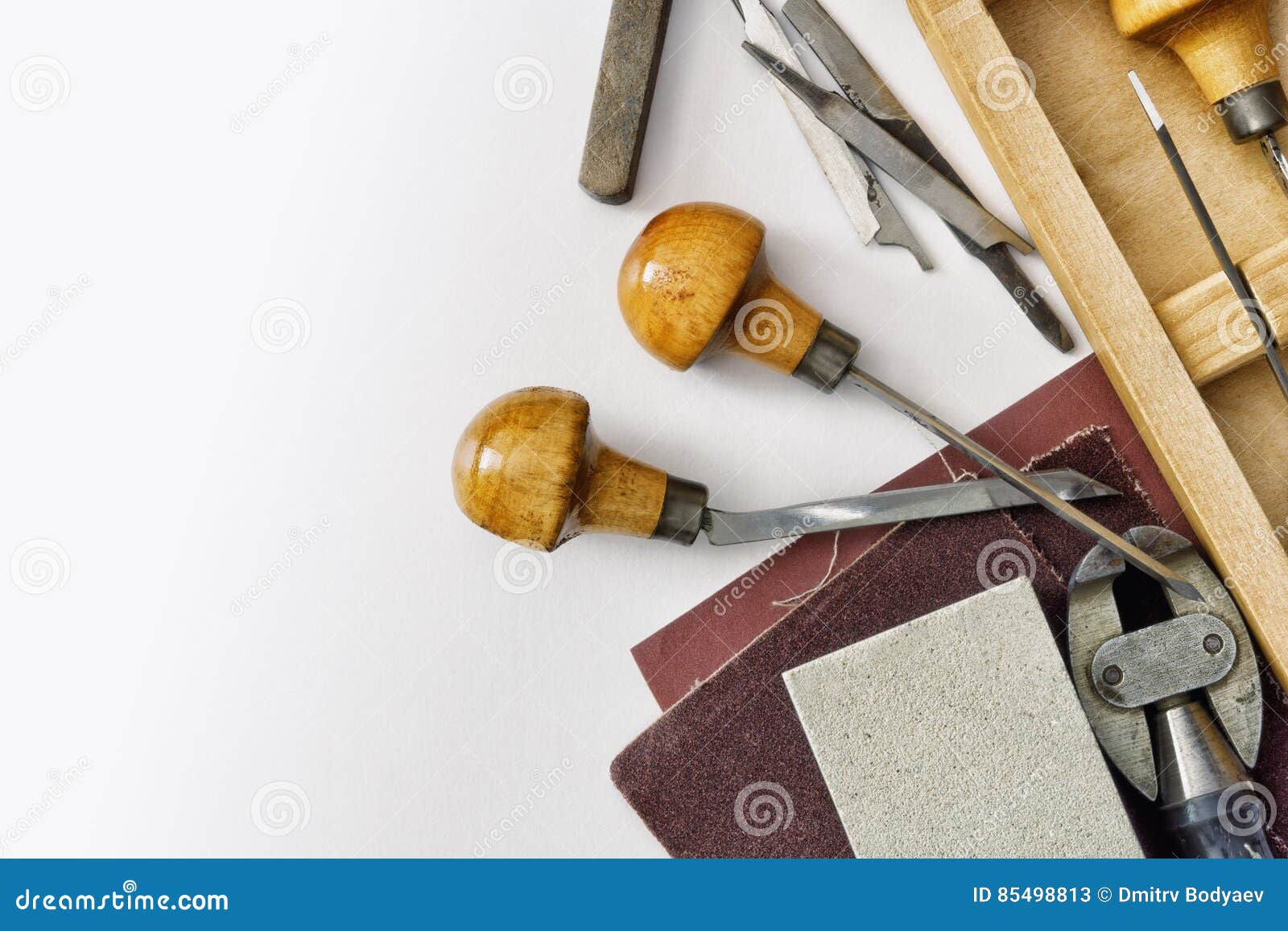 Tools for Manual Metal Engraving. Stock Image - Image of instrument, craft:  86434255