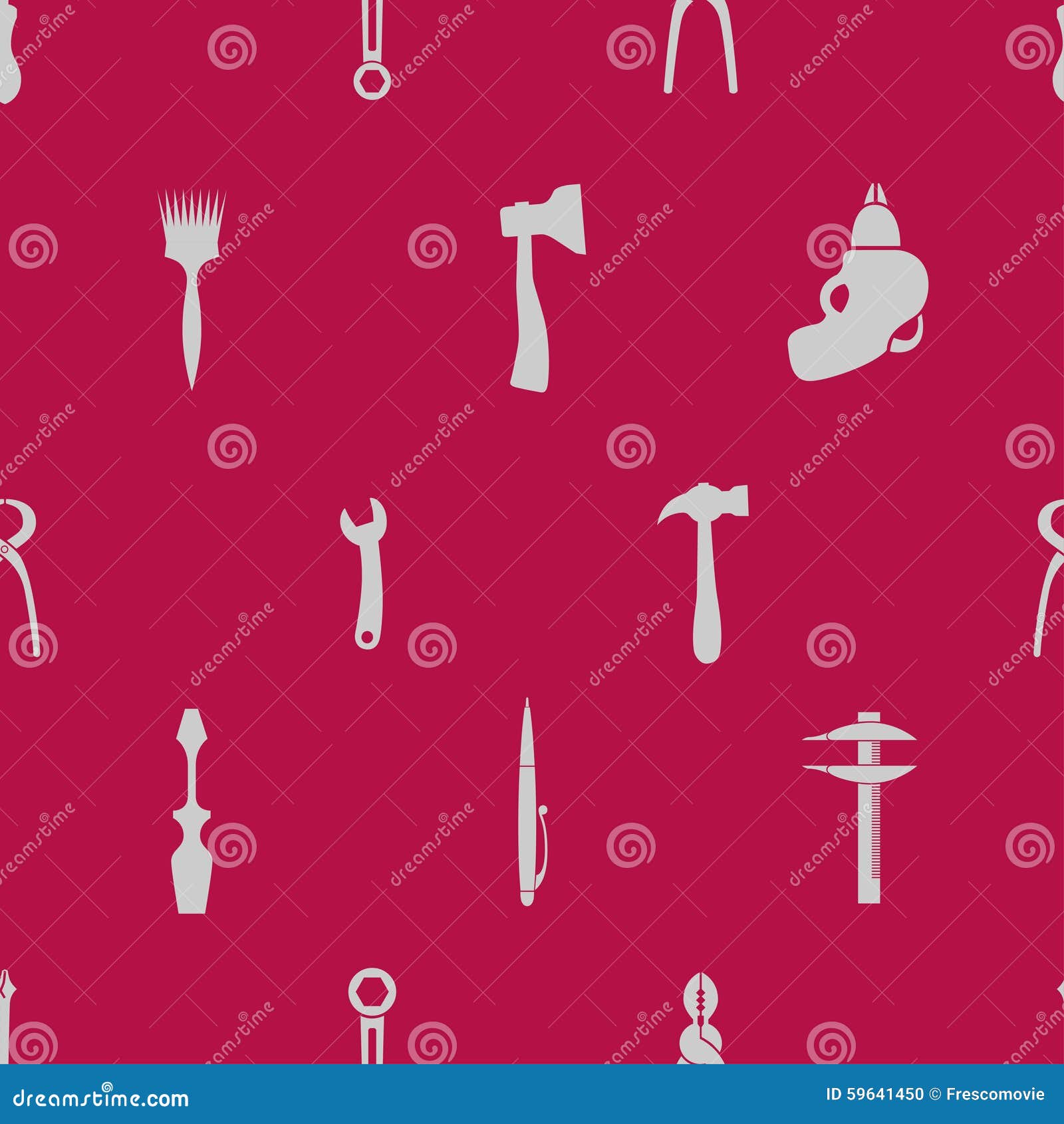 Tools pattern stock vector. Illustration of texture, technology - 59641450