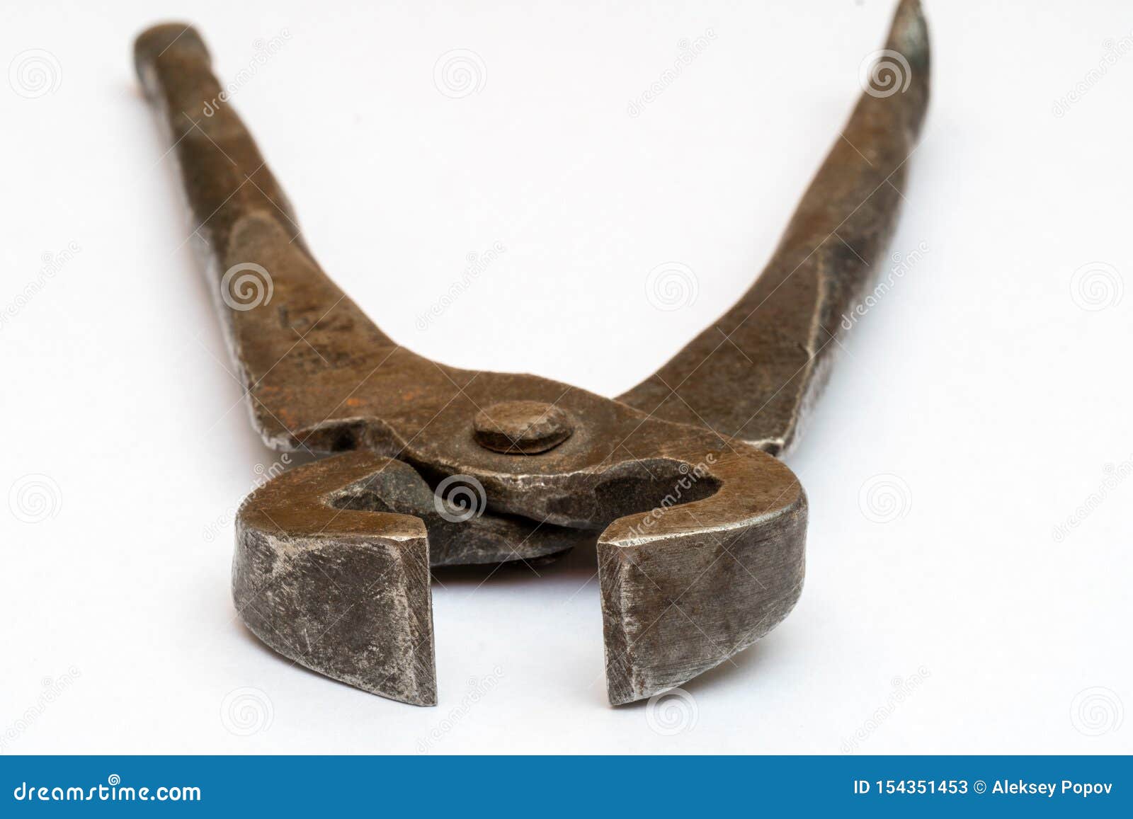 Tools for Pulling Nails Old Metal Pliers Stock Image Image of retro