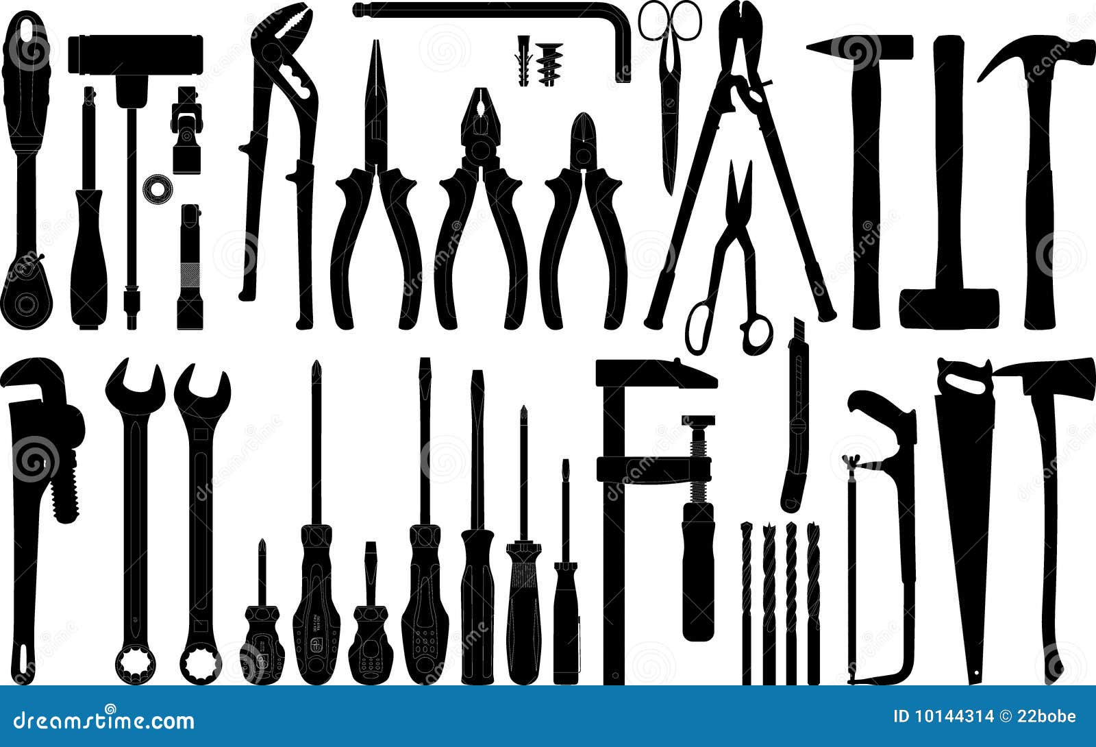 tools silhouette 1 (+ )