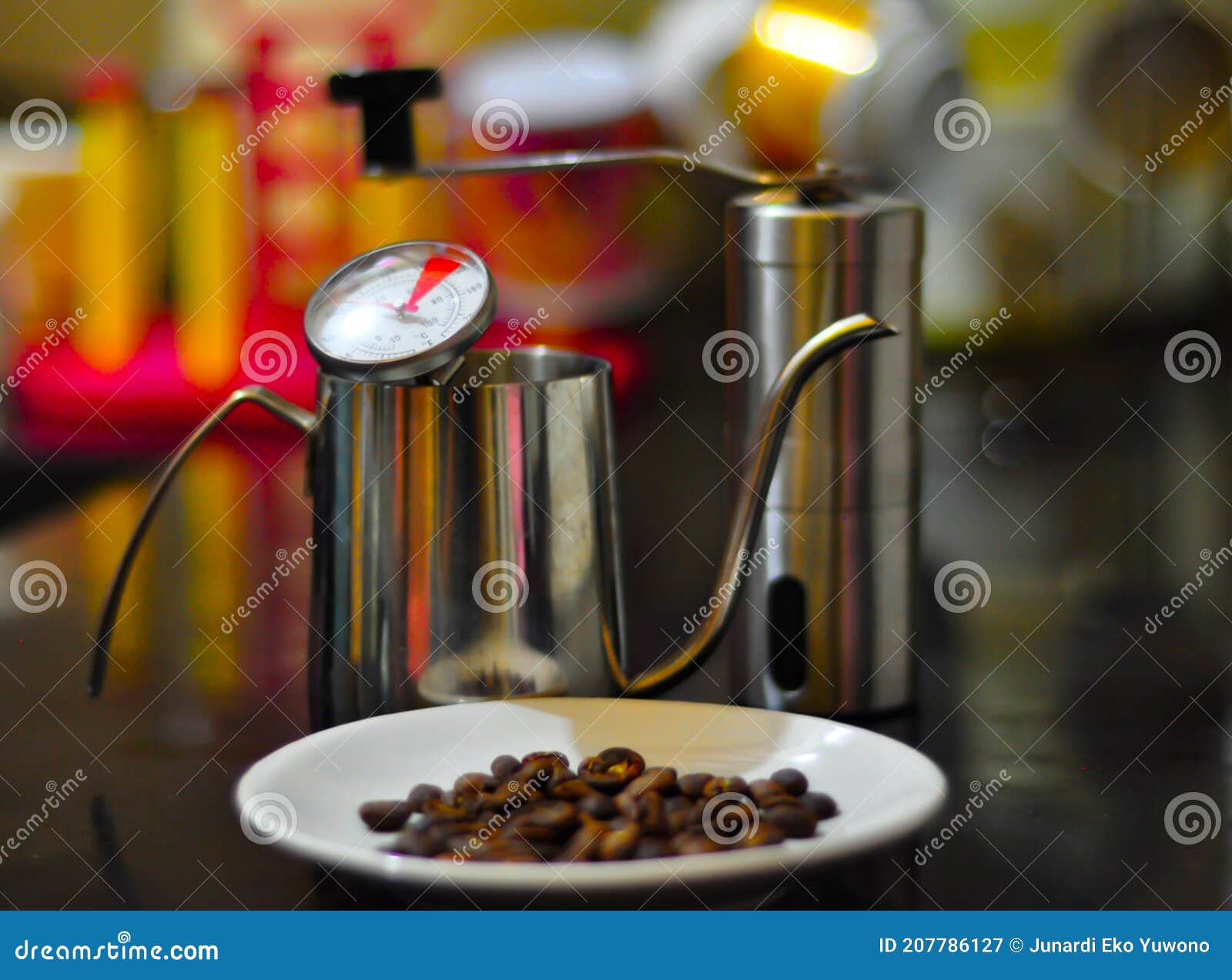 Tools To Make a Cup of Coffee Stock Image Image of black, lighting 207786127