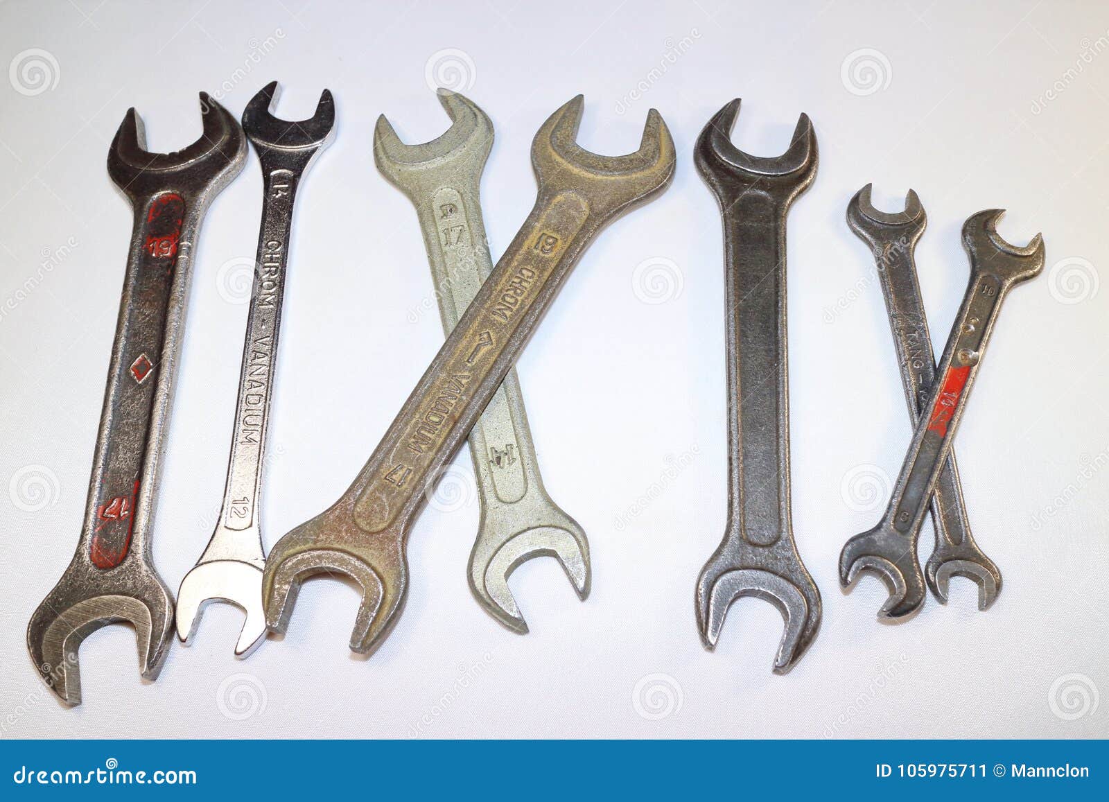 Tools for Work, Steel Wrenches Stock Image Image of metal, business