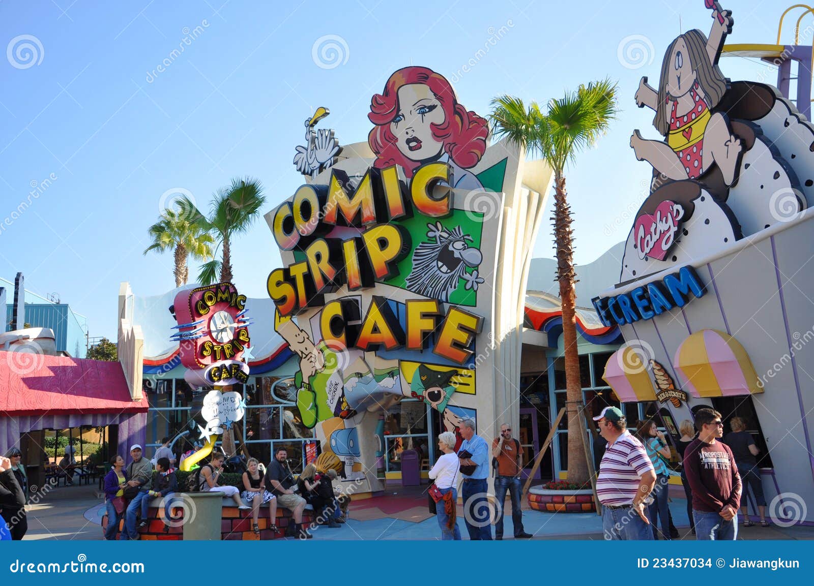 Toon Lagoon in Universal Orlando, Florida, USA Editorial Stock Image