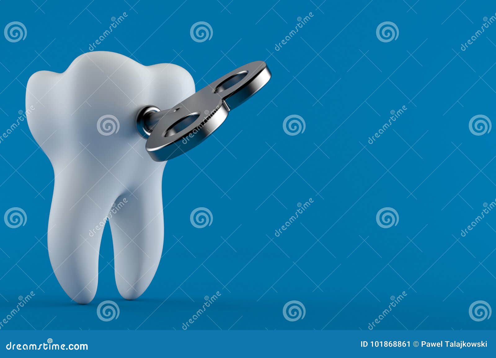 Tooth with key stock illustration. Illustration of copy 101868861