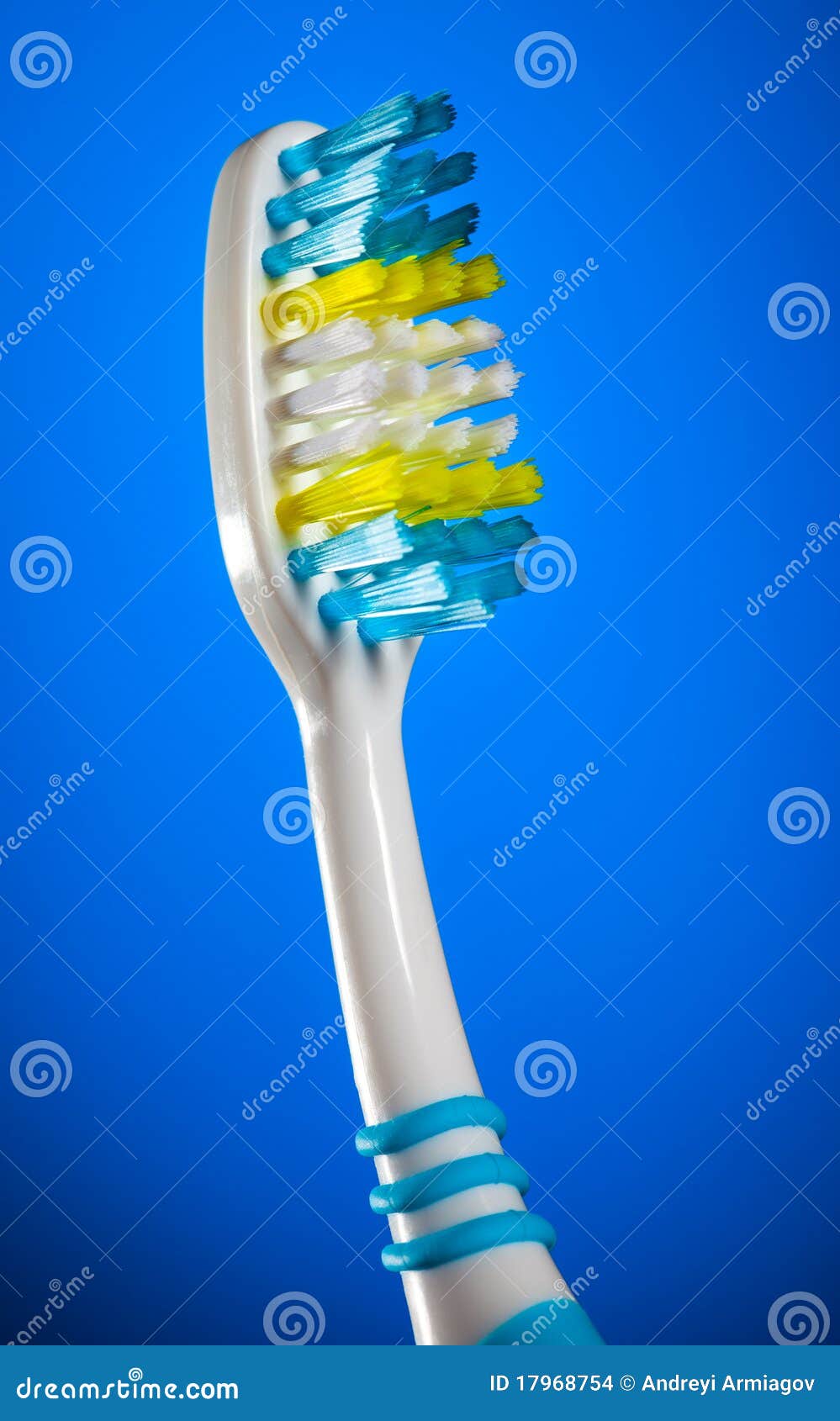 Toothbrush on a Dark Blue Background Stock Photo Image of dental