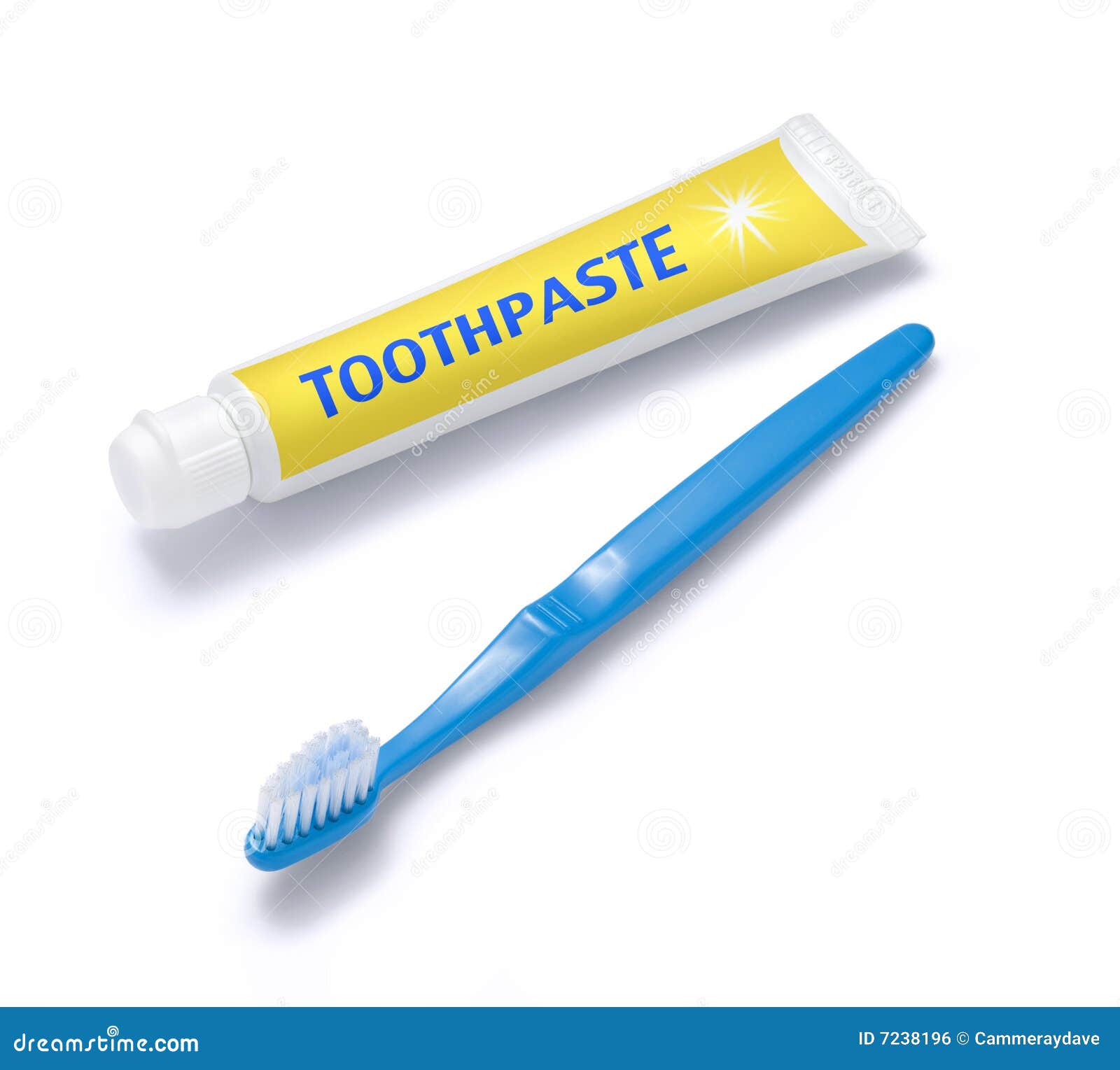 Toothbrush and Toothpaste stock photo. Image of tube, tooth 7238196