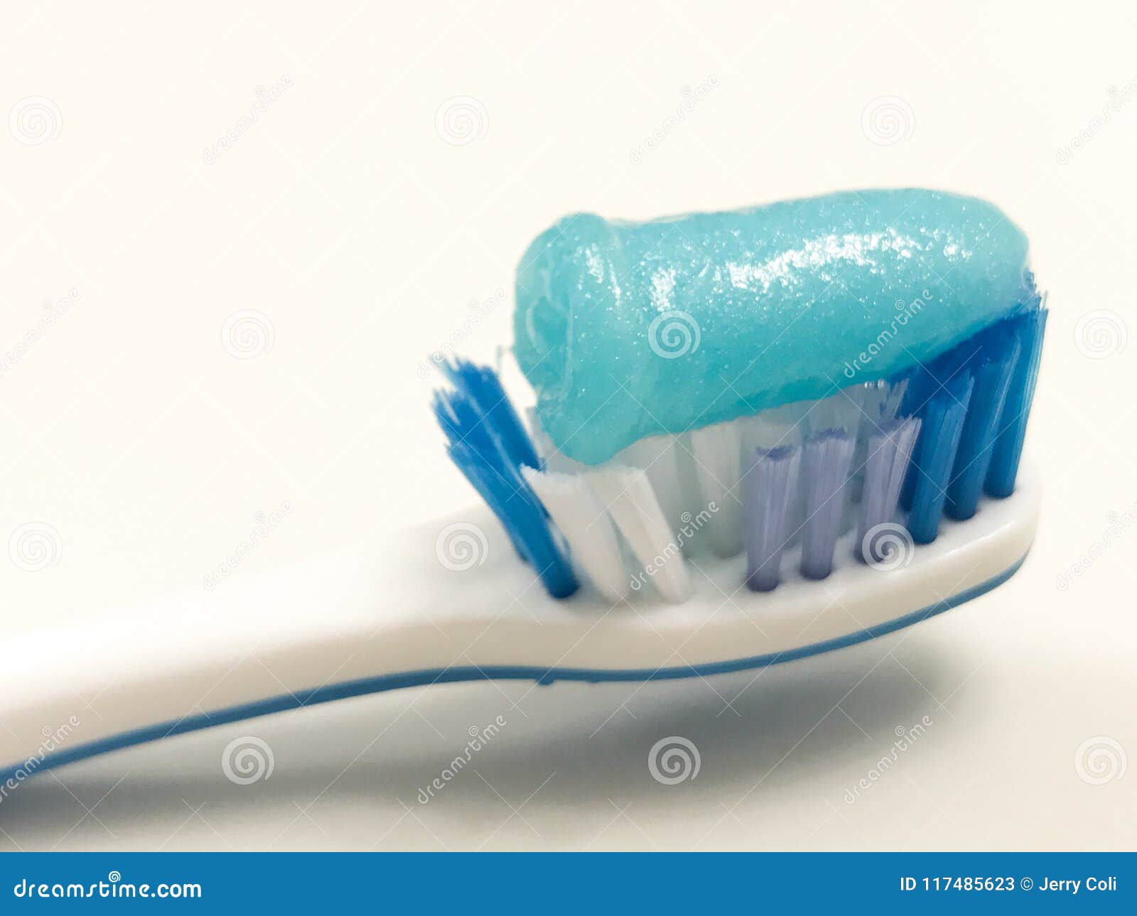 A Toothbrush with Toothpaste on it Stock Image Image of oral, dentist