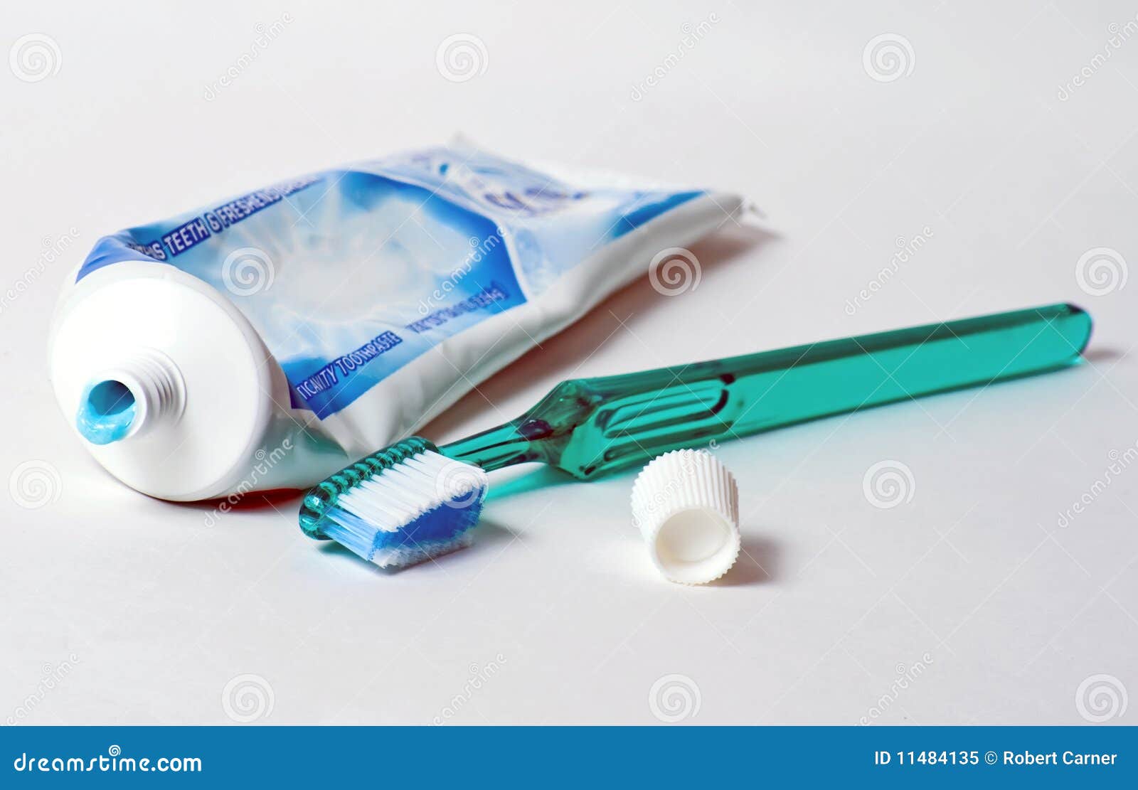 Toothpaste and brush stock image. Image of brushing, lifestyle 11484135