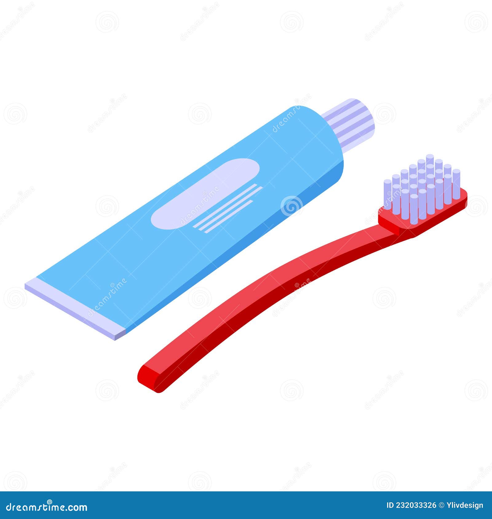 Premium Vector | Isometric toothbrush