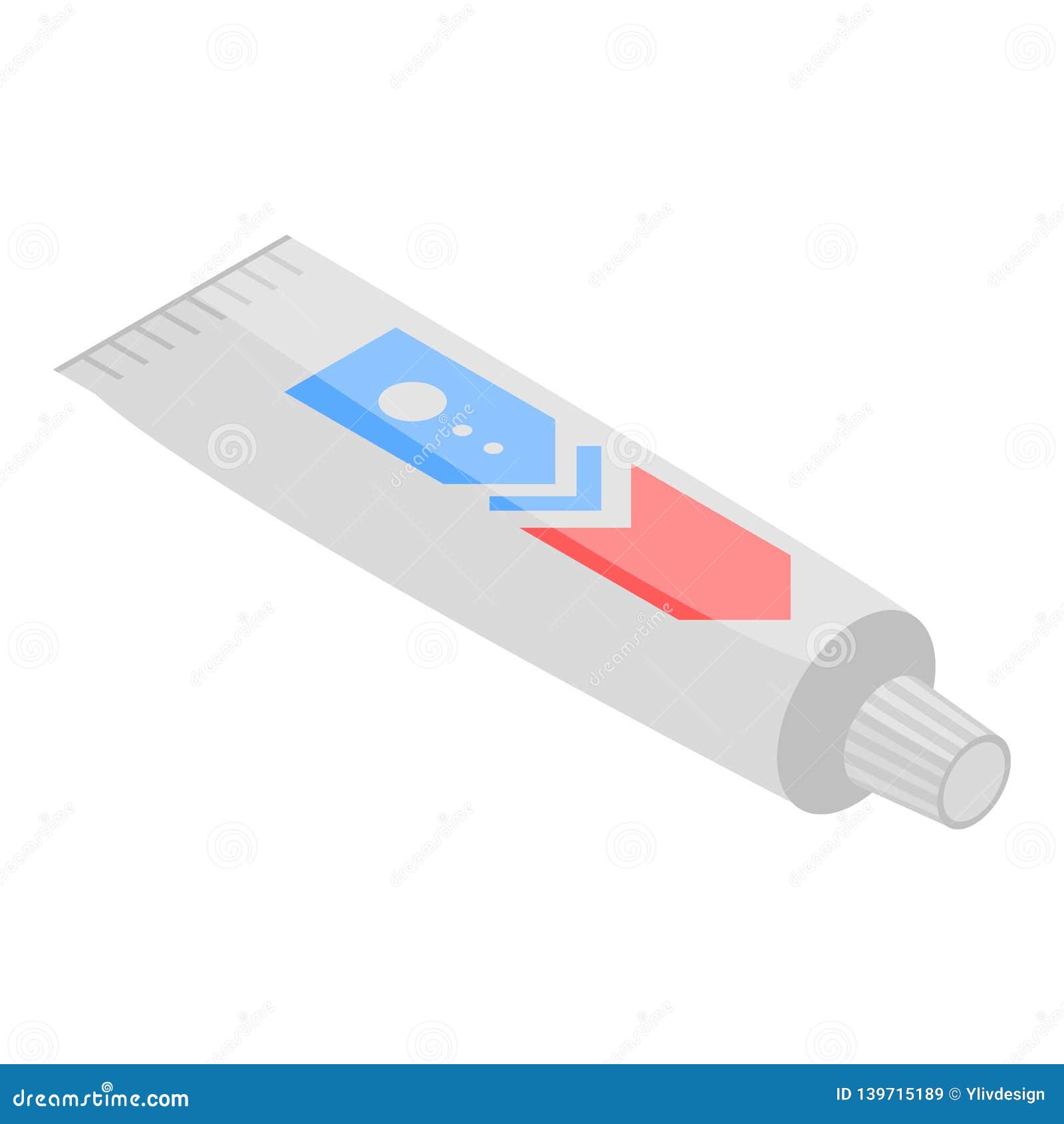 Toothpaste Tube Icon Isometric Style Stock Vector Illustration Of Doctor Freshness 139715189