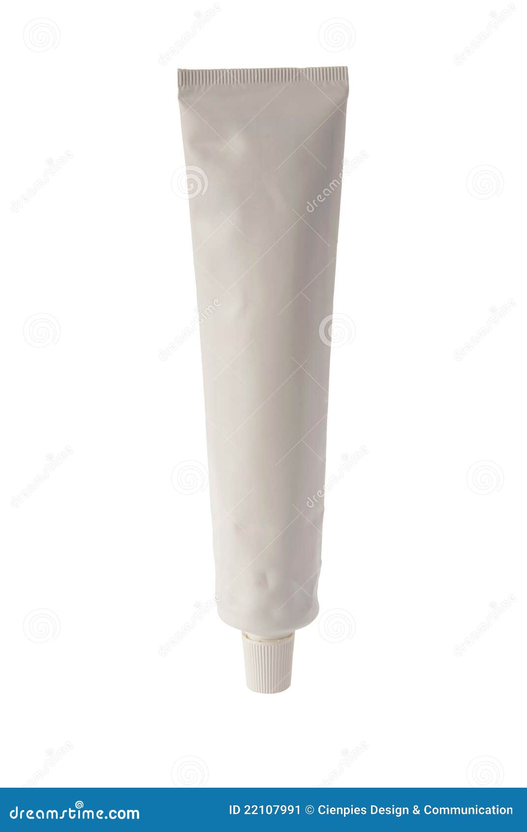 Toothpaste Tube White Template Stock Image Image of path, background