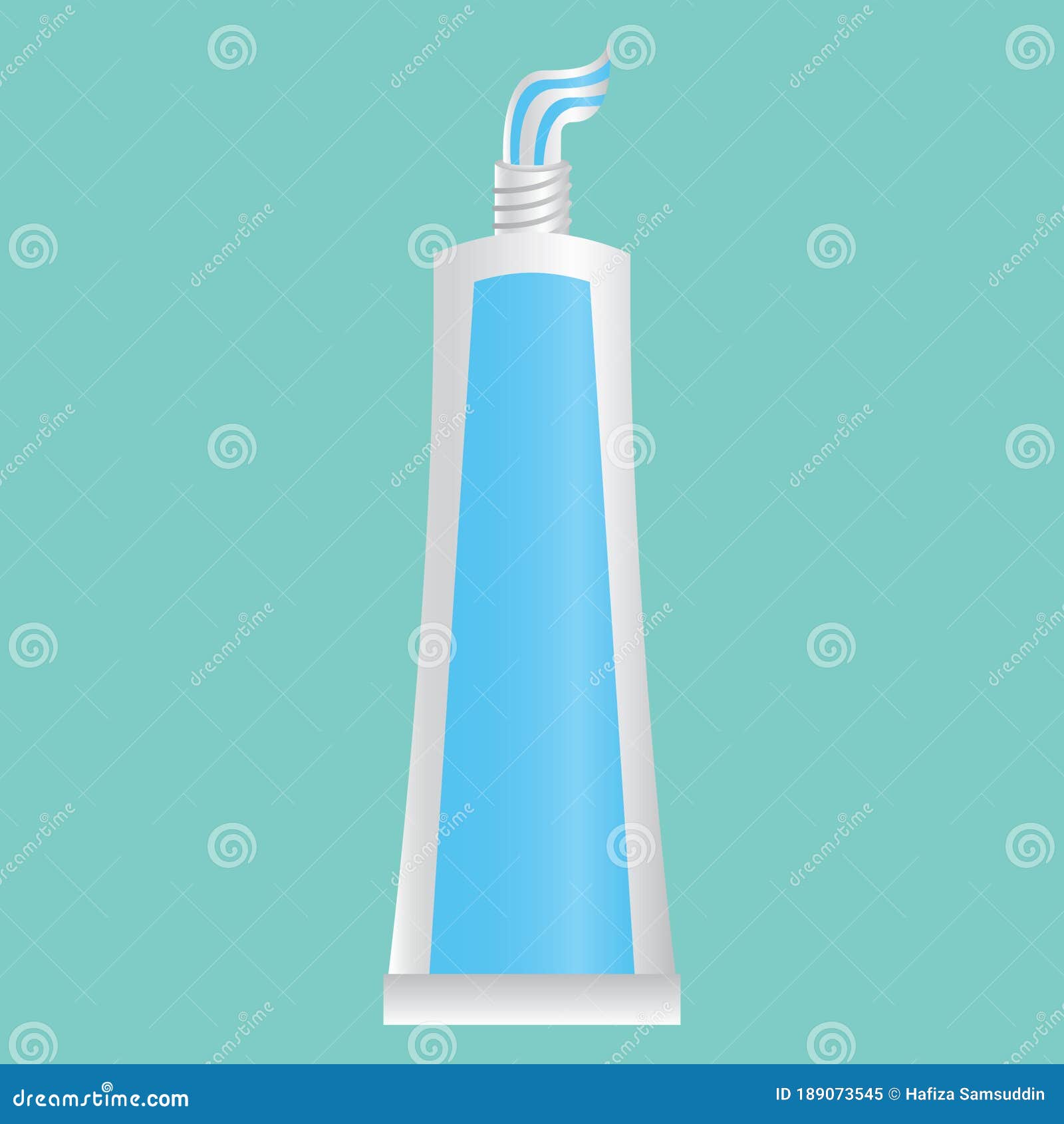 Toothpaste. Vector Illustration Decorative Design Stock Vector