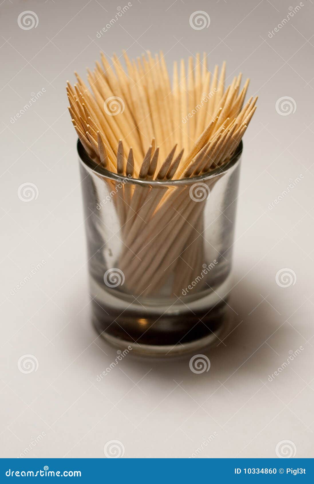 Toothpicks closeup stock photo. Image of close, glass 10334860