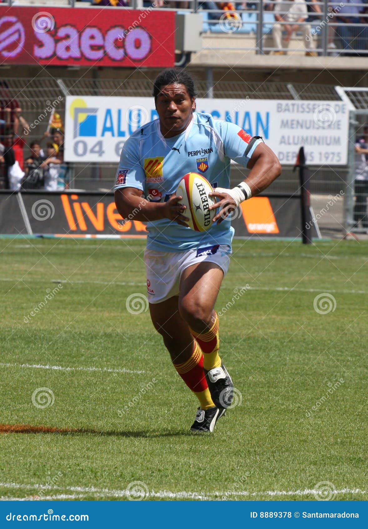 Top 14 Rugby Match USAP Vs Stade Francais Editorial Stock Photo