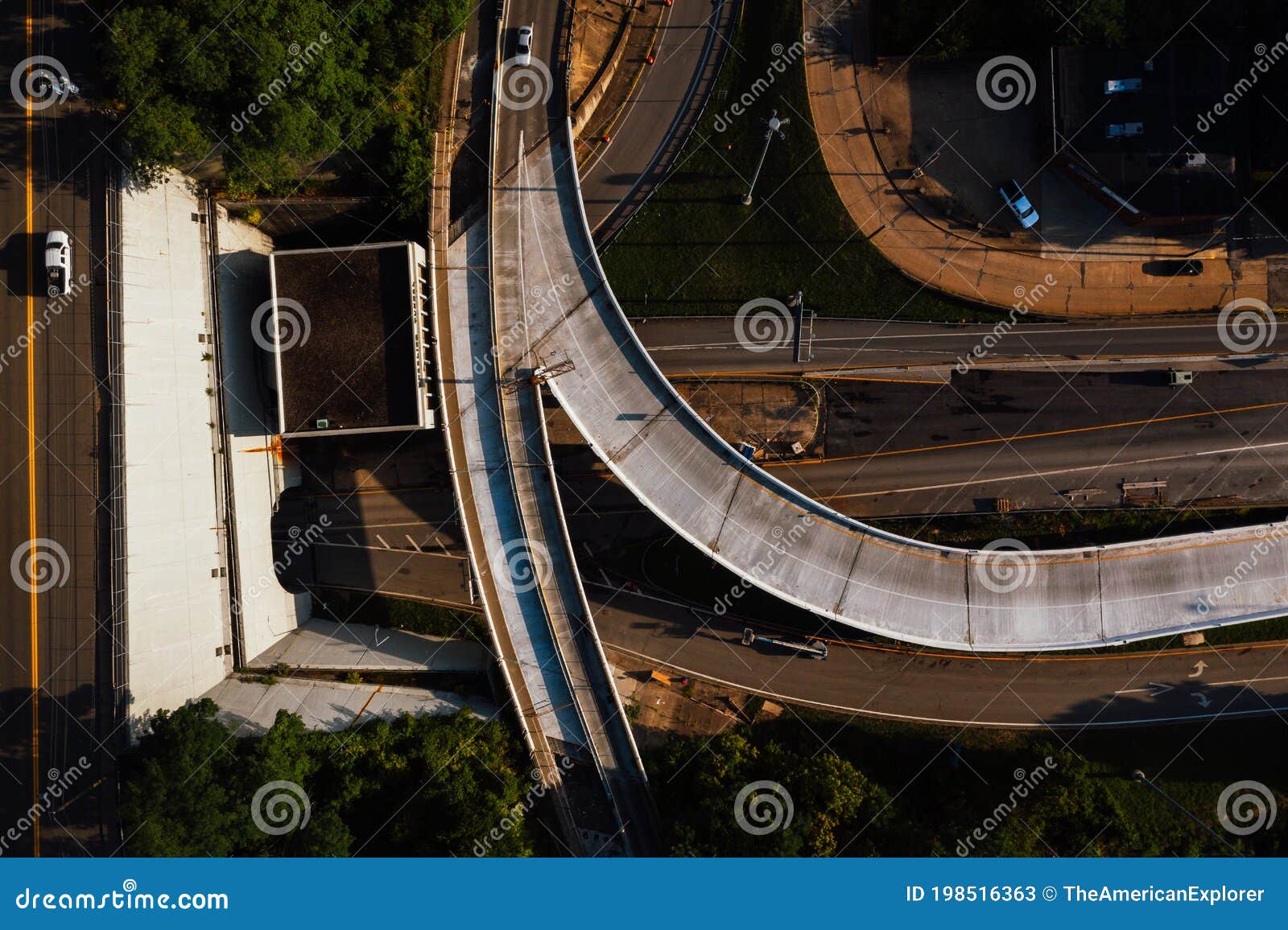 wheeling tunnel entrance + highway ramps - interstate 70 - wheeling, west virginia