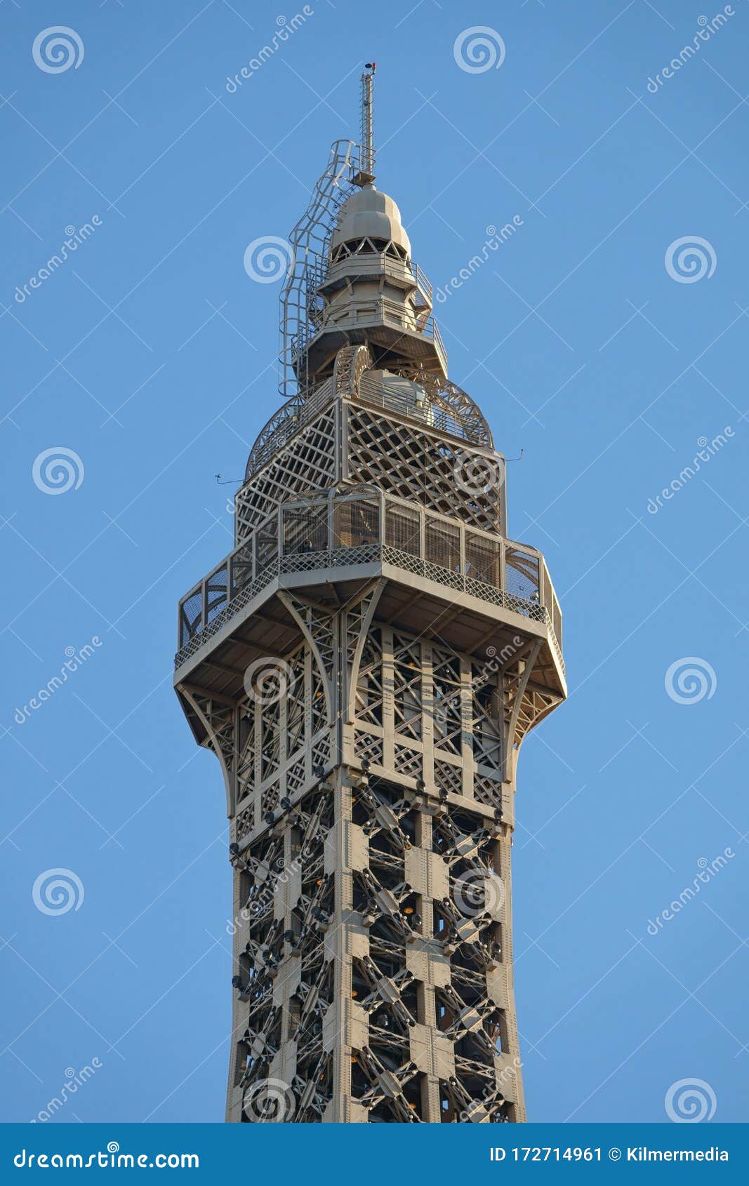 top of eiffel tower las vegas
