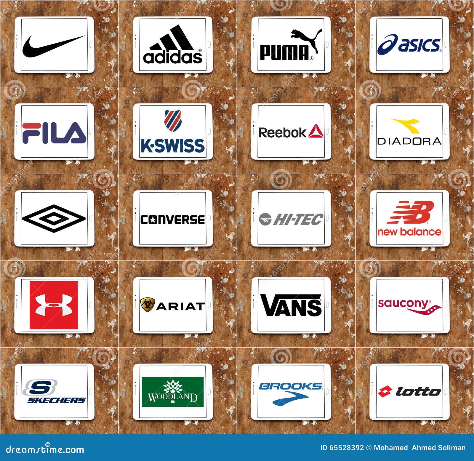 Top Famous Sportswear Companies Brands and Logos Editorial Photography -  Illustration of companies, business: 65528392