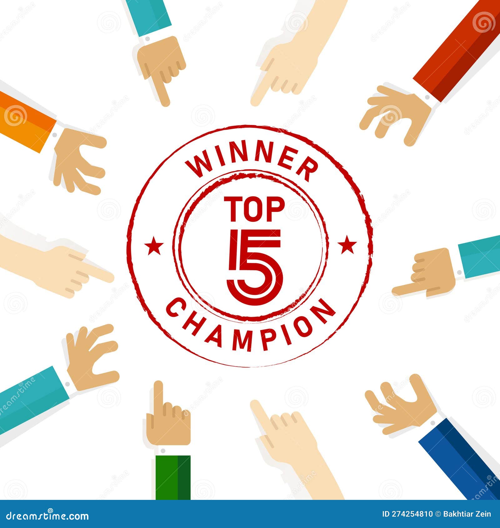 Top 5 Five Champion Winner People Focus Their Attention To the Seal