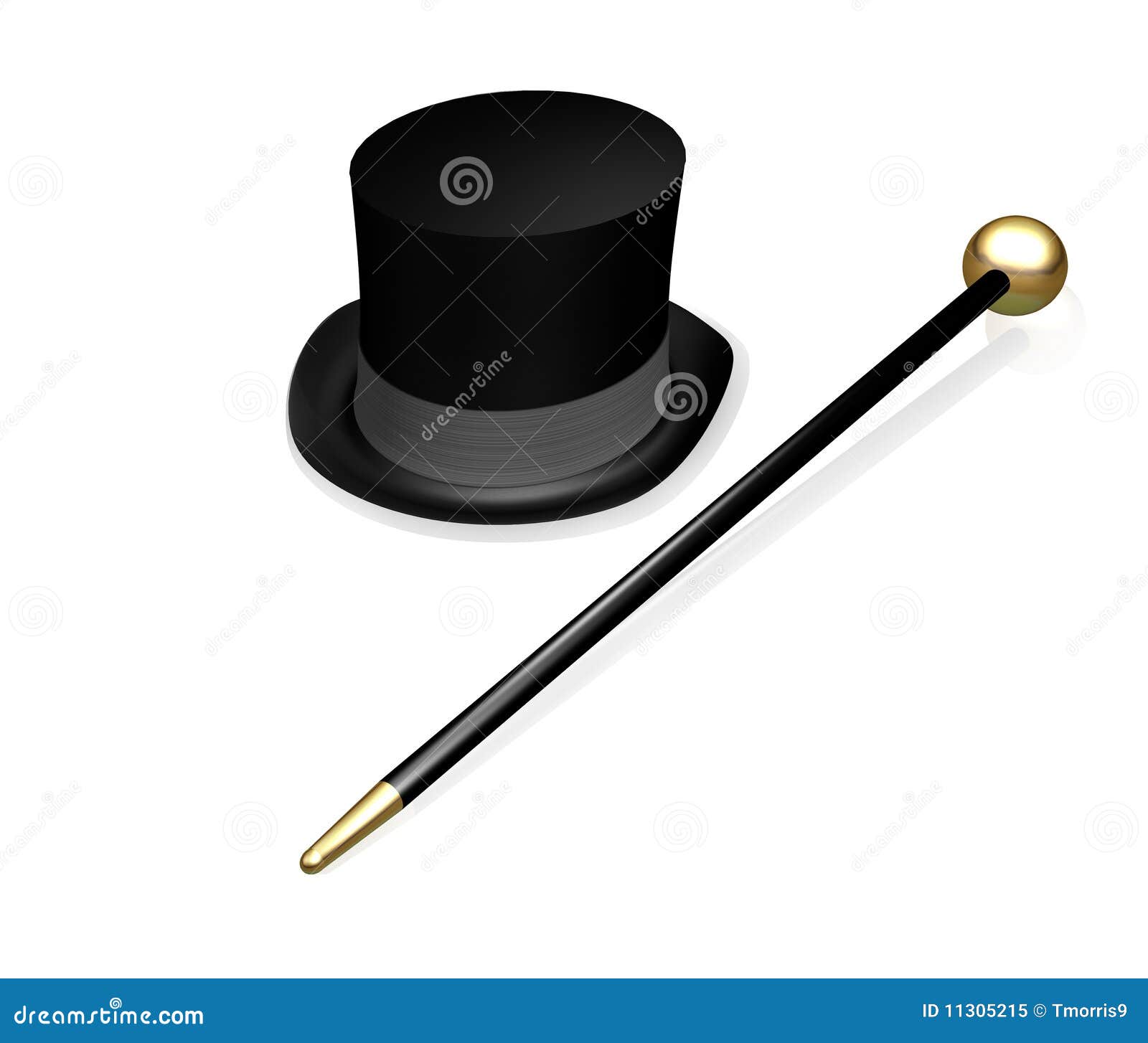 free clipart top hat and cane - photo #26