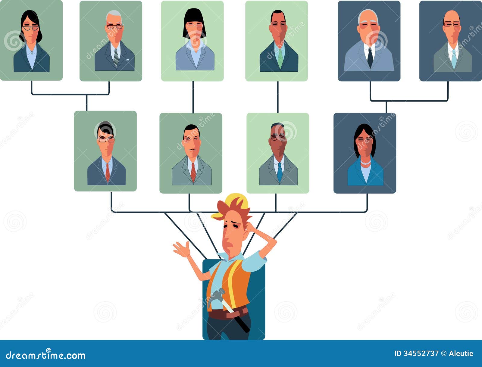 clipart organisation chart - photo #45