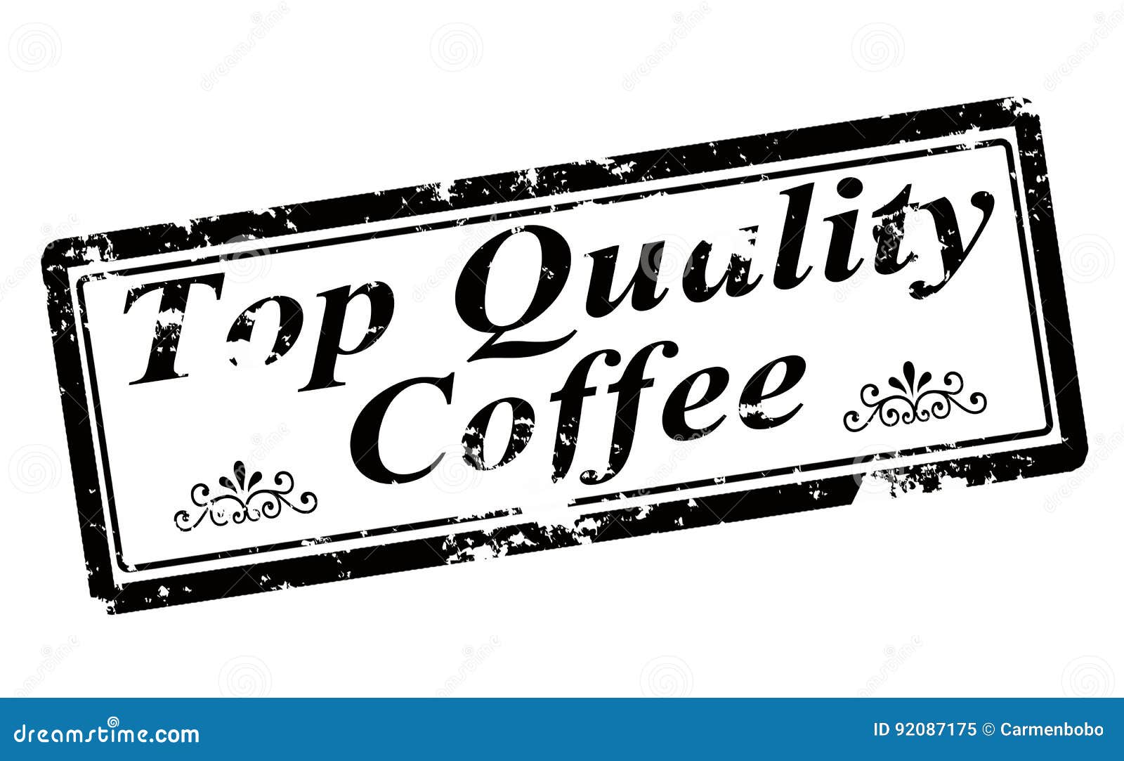 Top quality coffee stock illustration. Illustration of ream 92087175