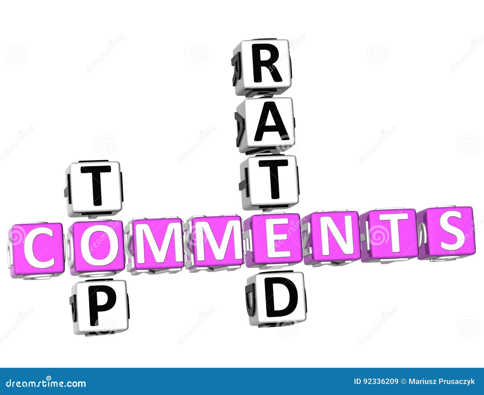 Top Rated Comments Crossword Stock Illustration Illustration of learn