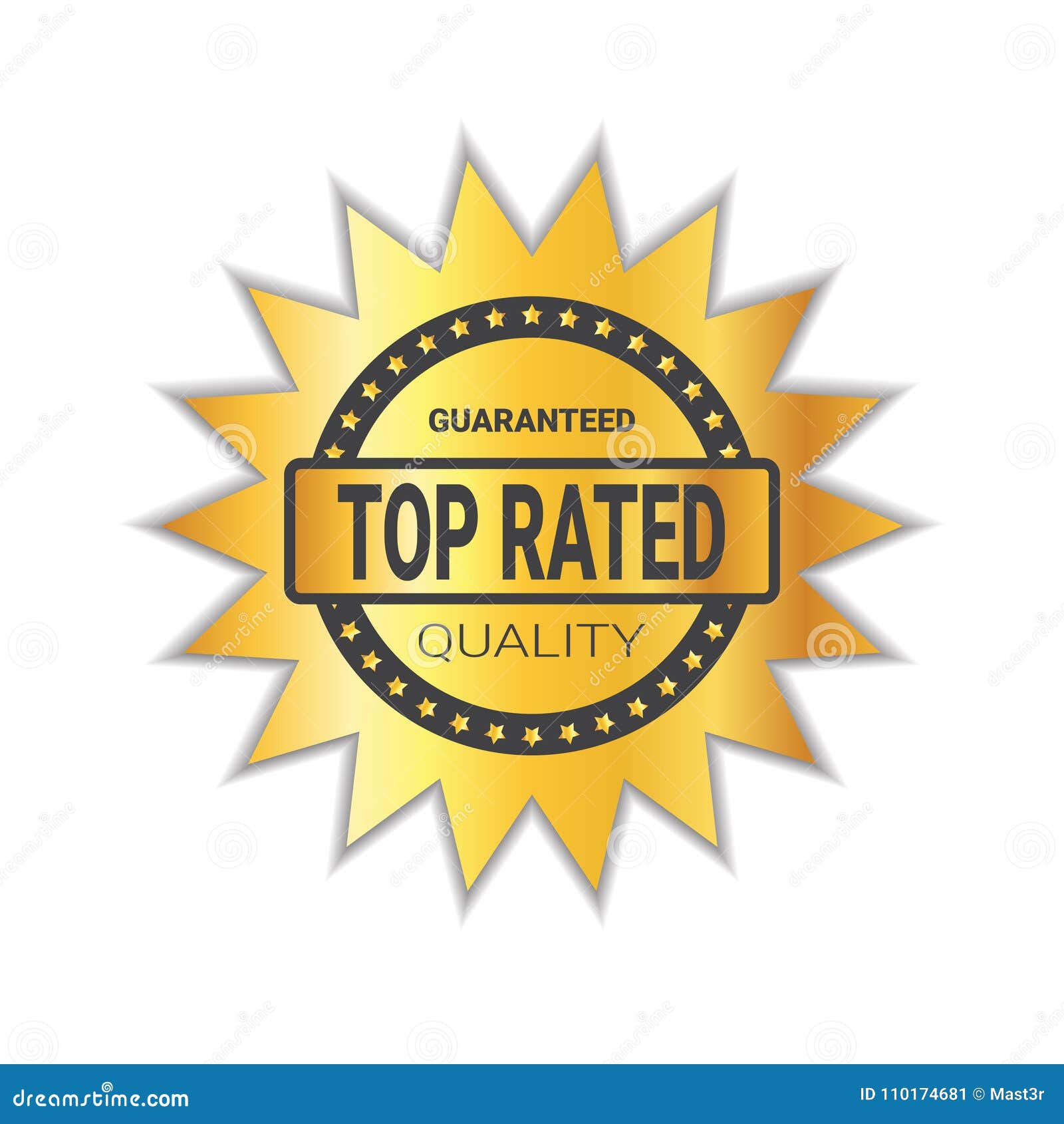 Top Rated Badge Stock Illustrations – 918 Top Rated Badge Stock  Illustrations, Vectors & Clipart - Dreamstime