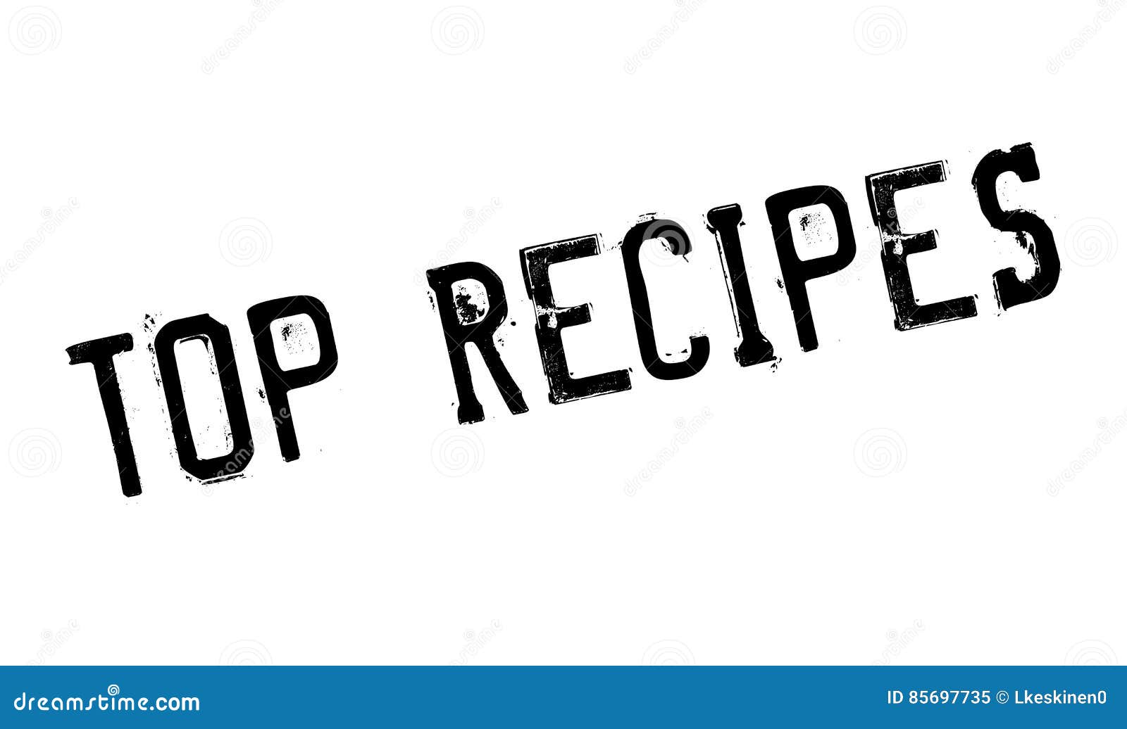 Top Recipes rubber stamp stock illustration. Illustration of fine