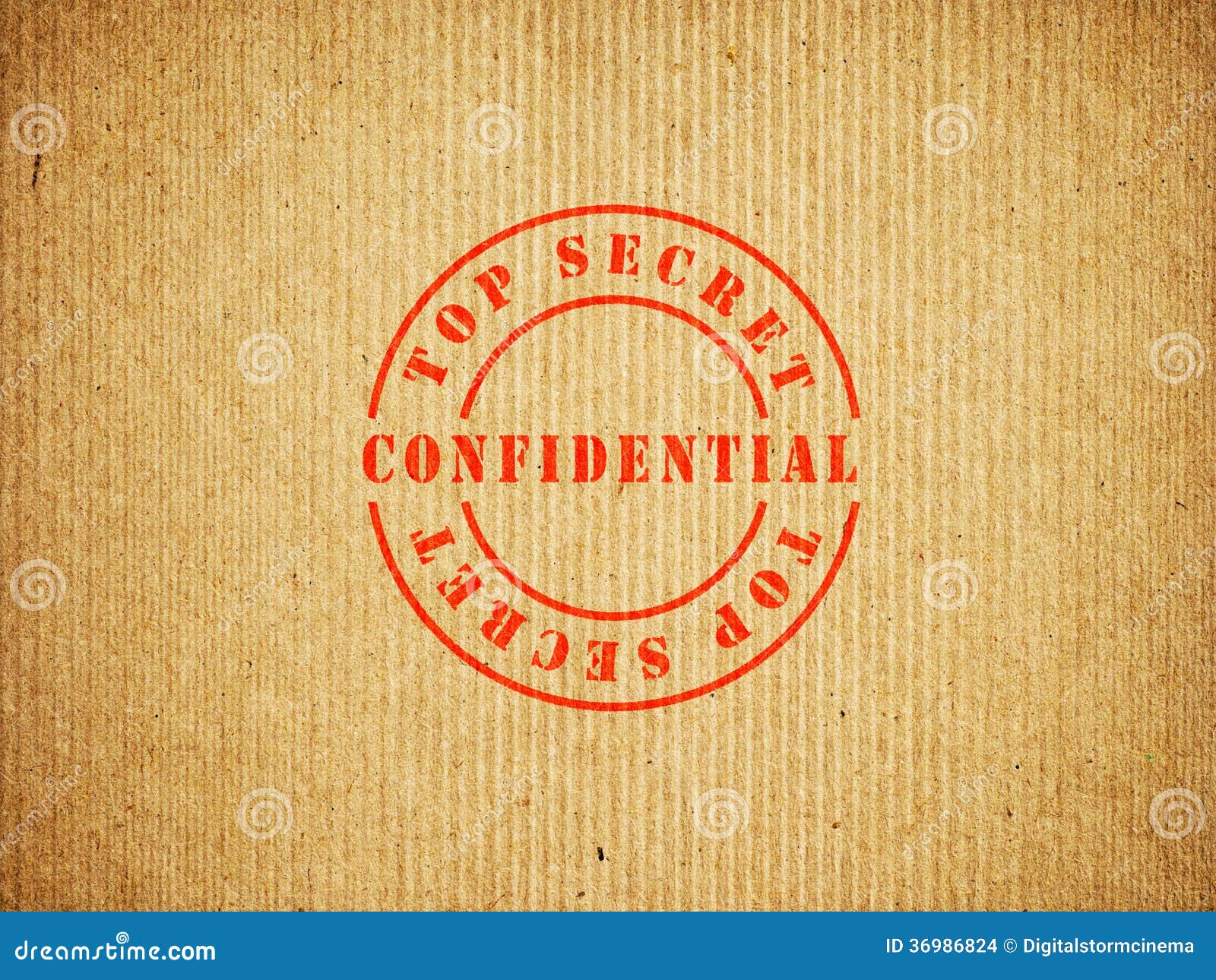 Top Secret Confidential Box Stock Photo - Image of distribution, textured: 36986824