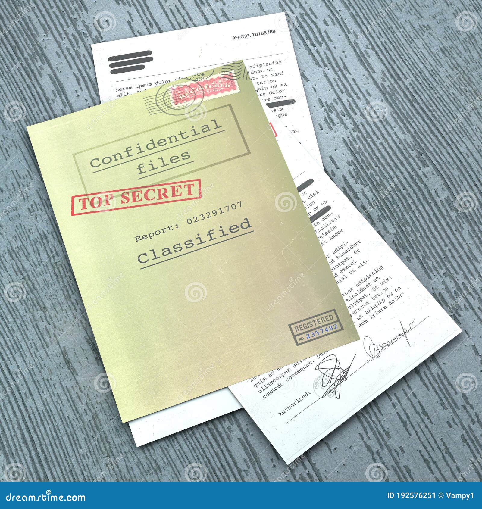 Top Secret Document, Declassified, Confidential Information, Secret