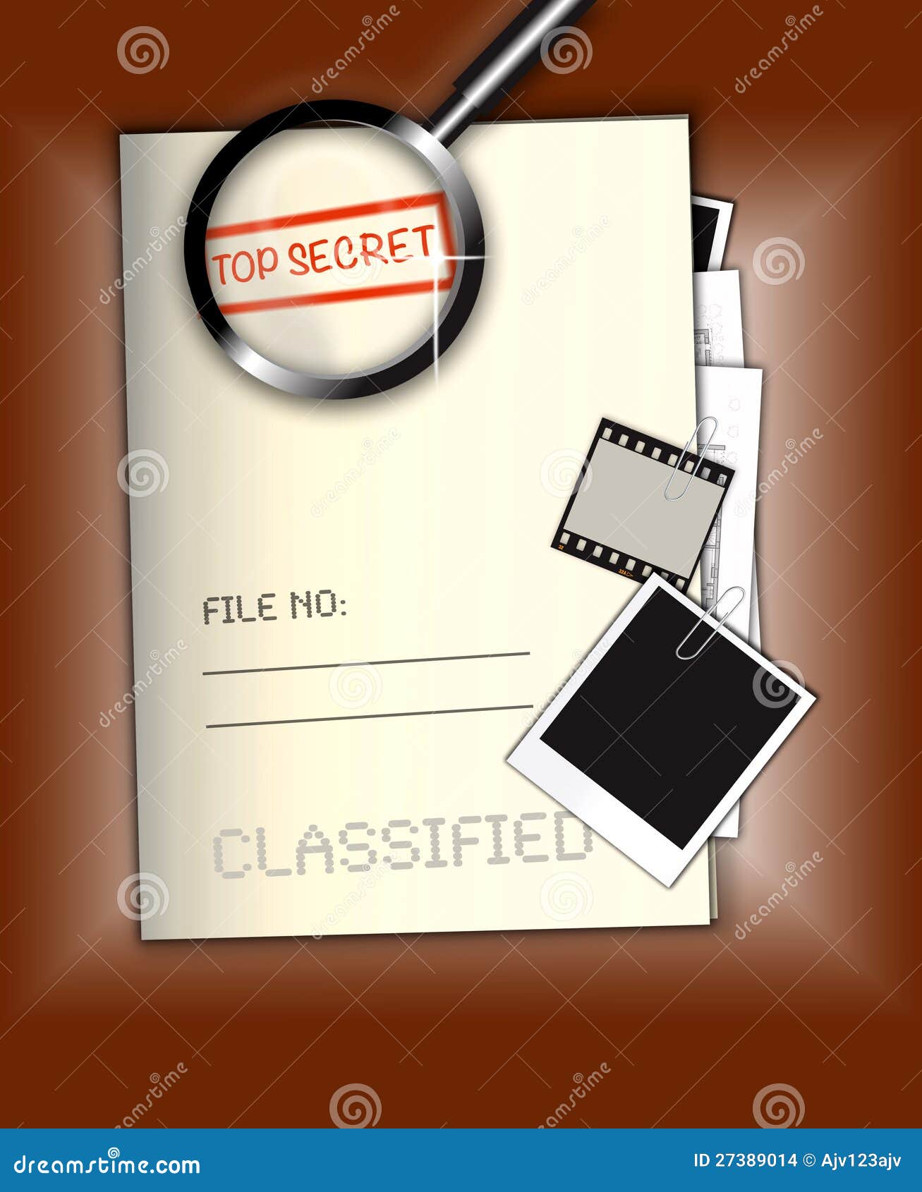 Top Secret File Illustration Megapixl