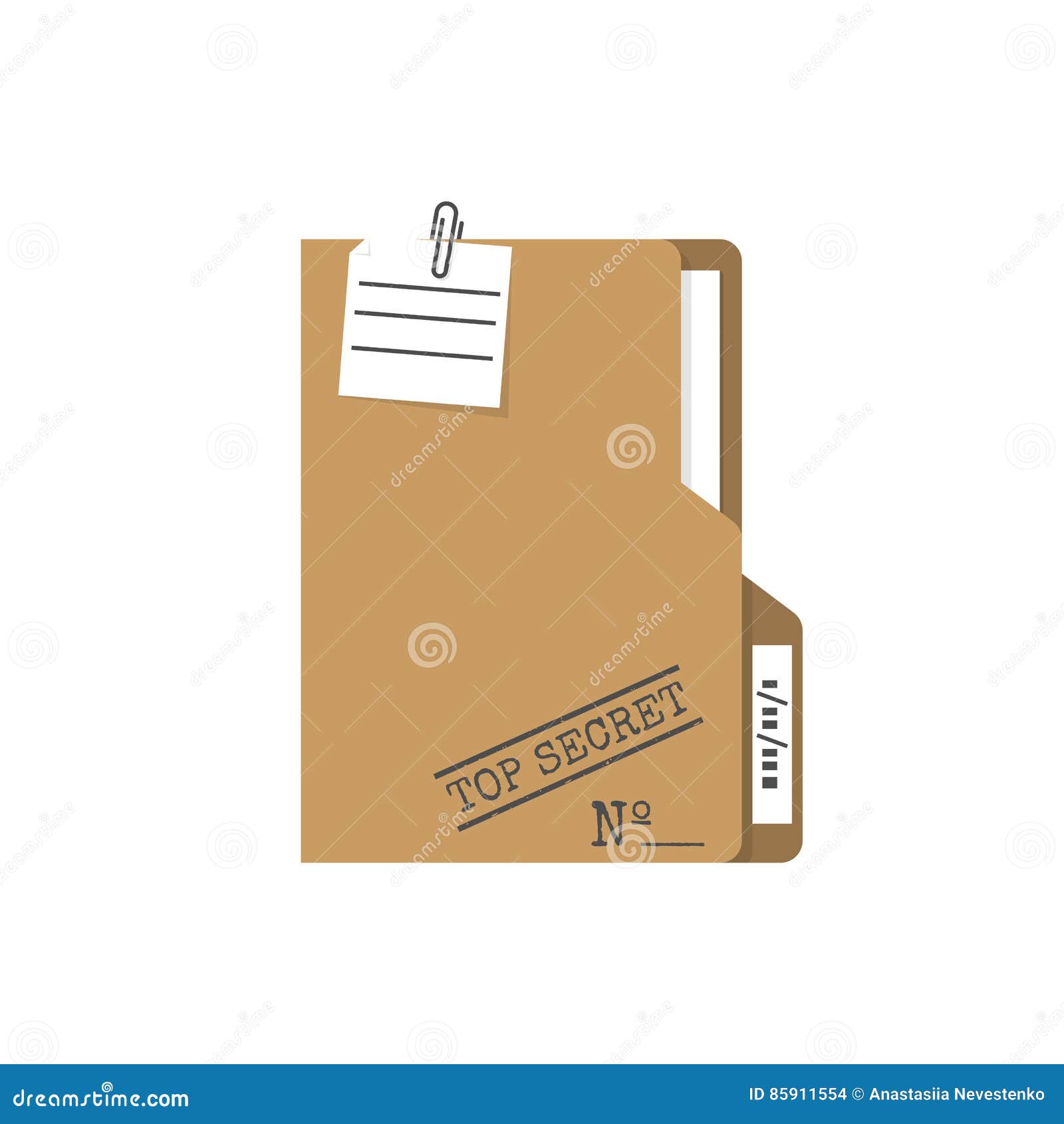 comic top secret folder
